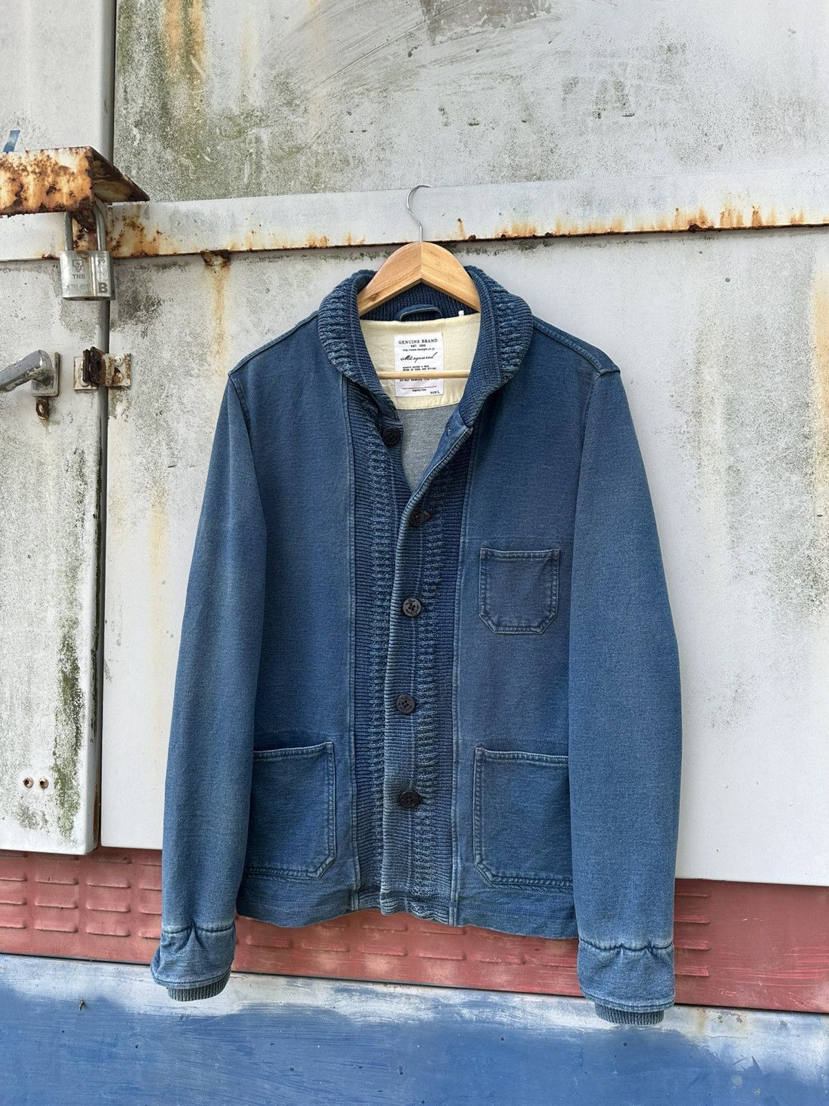 Vintage 👹Vintage D2Squared Knitted Chore Jacket Size US M / EU 48-50 / 2 - 1 Thumbnail