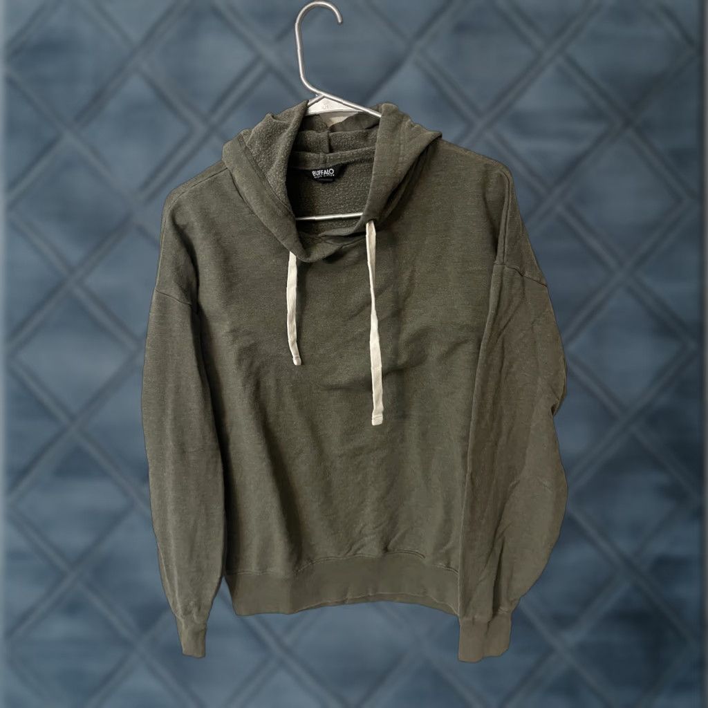 Buffalo David Bitton Buffalo Hoodie Women Small Green Pullover Sweater Casual Size S / US 4 / IT 40 - 1 Thumbnail