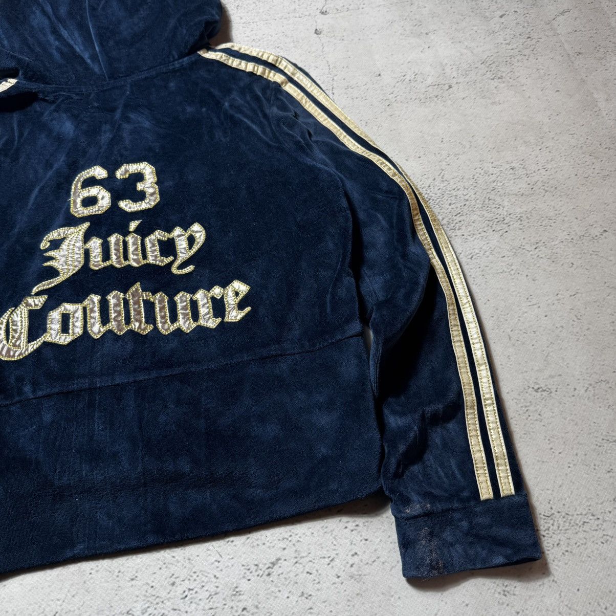 Juicy Couture × Vintage vintage sexy y2k juicy couture cropped zip hoodie big logo Size L / US 10 / IT 46 - 6 Thumbnail