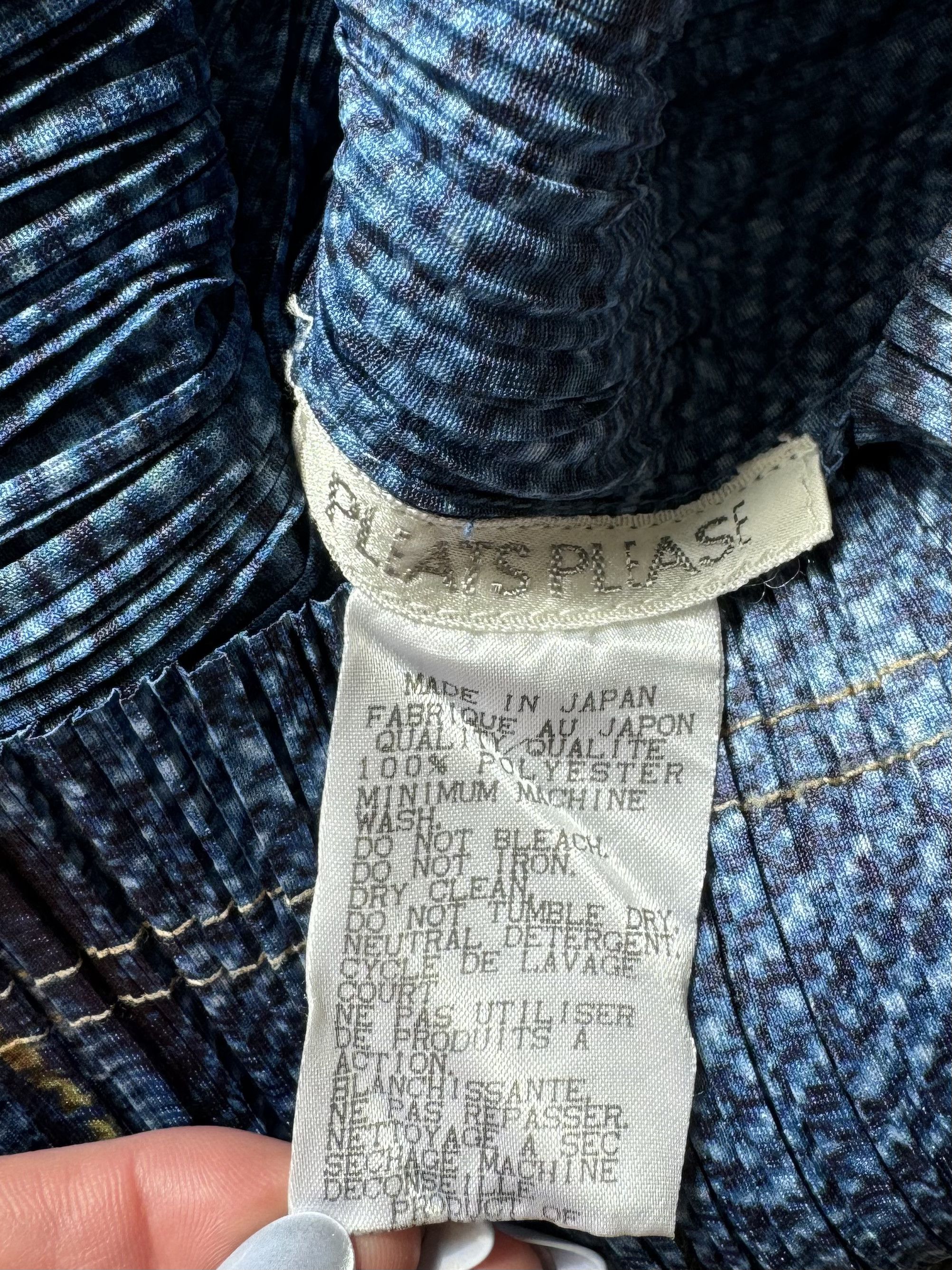 Issey Miyake Issey Miyake Vintage Trompe L'Oeil Denim Print Pant Set Size 27" / US 4 / IT 40 - 12 Thumbnail