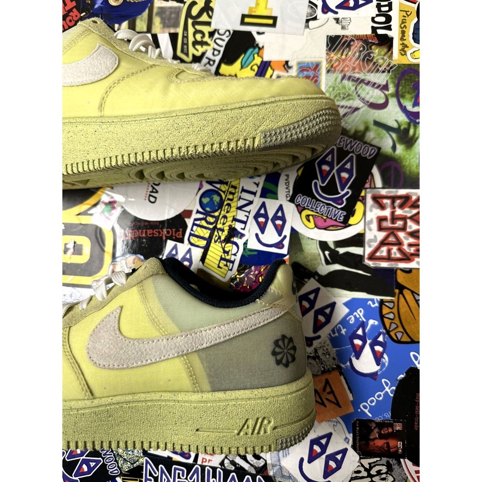 Nike Nike Air Force 1 One Low Crater GS Lemon Twist Yellow 6.5Y 8 Womens DH4339-700 Sneaker Size US 6 / IT 36 - 5 Thumbnail