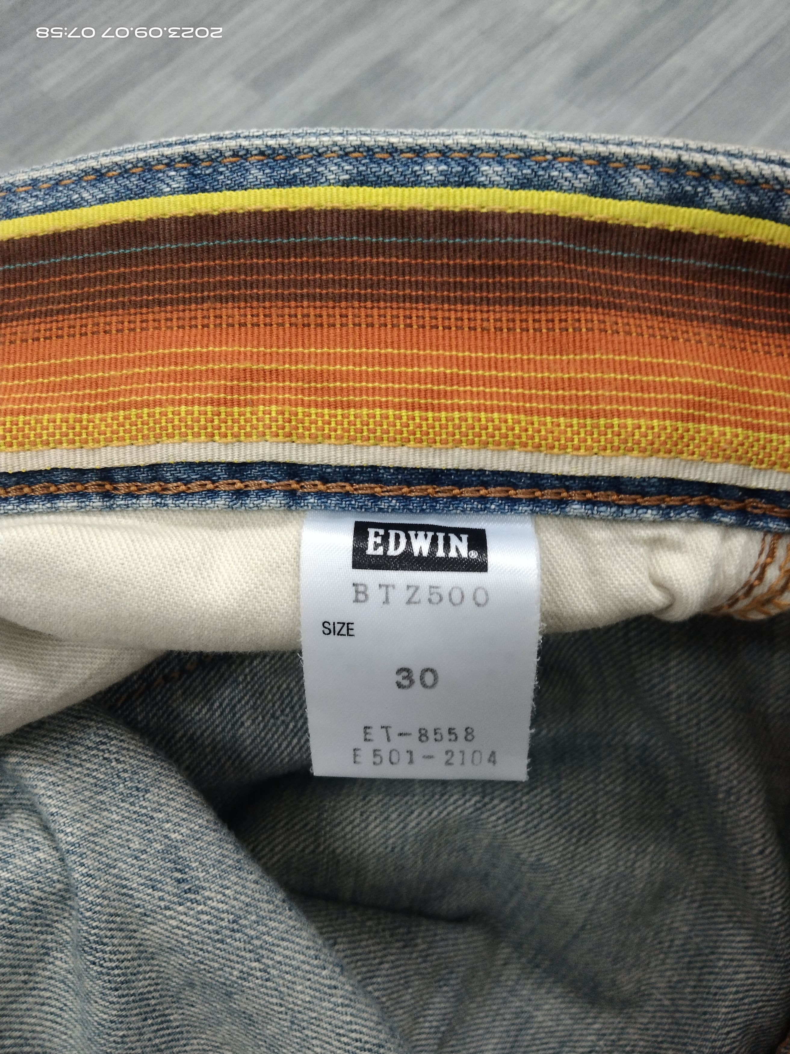 Edwin FLARE SICK EDWIN MADE IN JAPAN DENIM PANTS Size US 31 - 8 Thumbnail