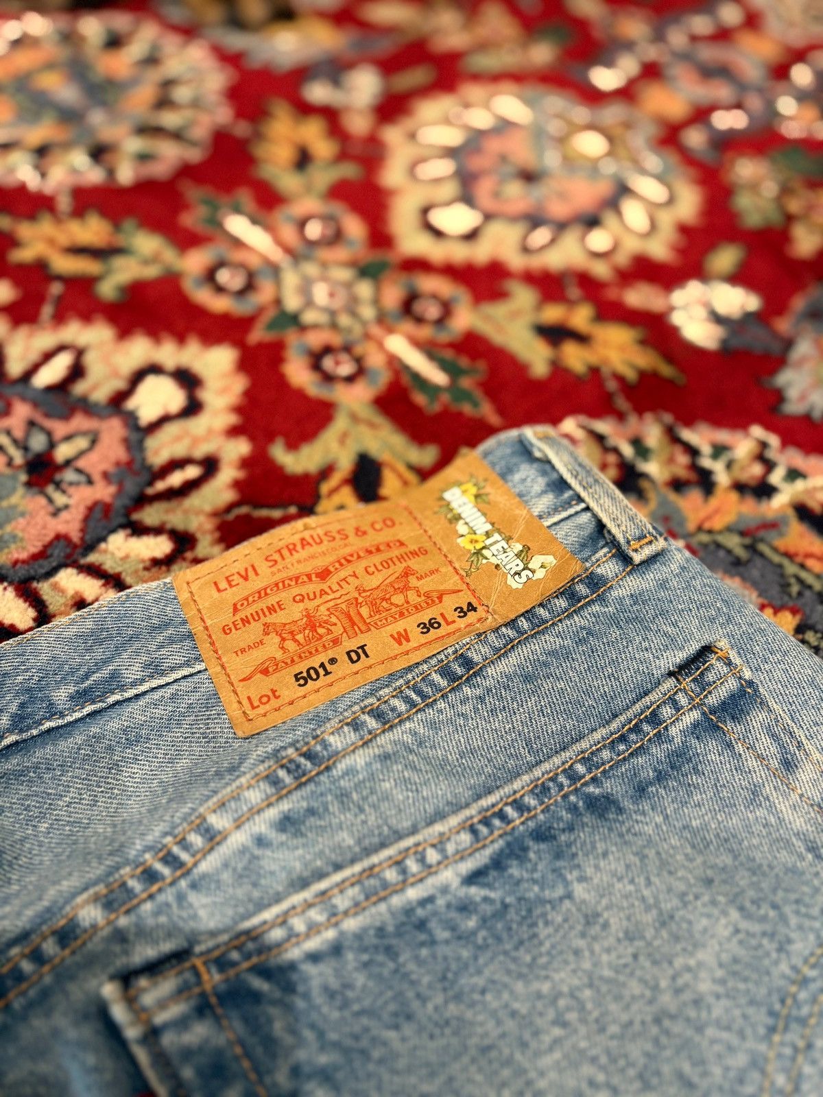 DENIM TEARS × Levi's Denim Tears Levi’s Jeans Size 36 Size US 36 / EU 52 - 3 Thumbnail
