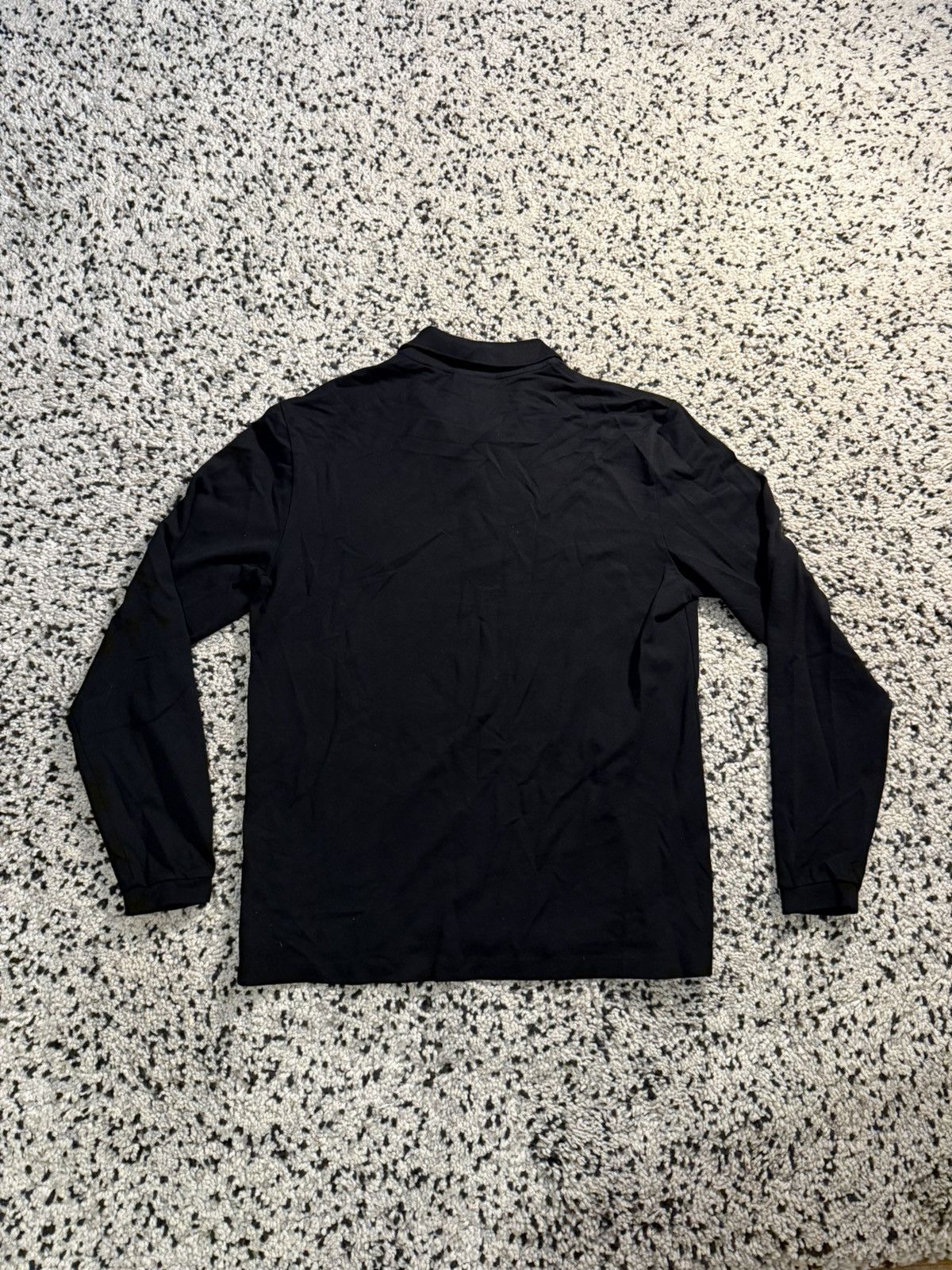 Lacoste Lacoste Black Long Sleeve Polo Shirt Size US XL / EU 56 / 4 - 2 Thumbnail