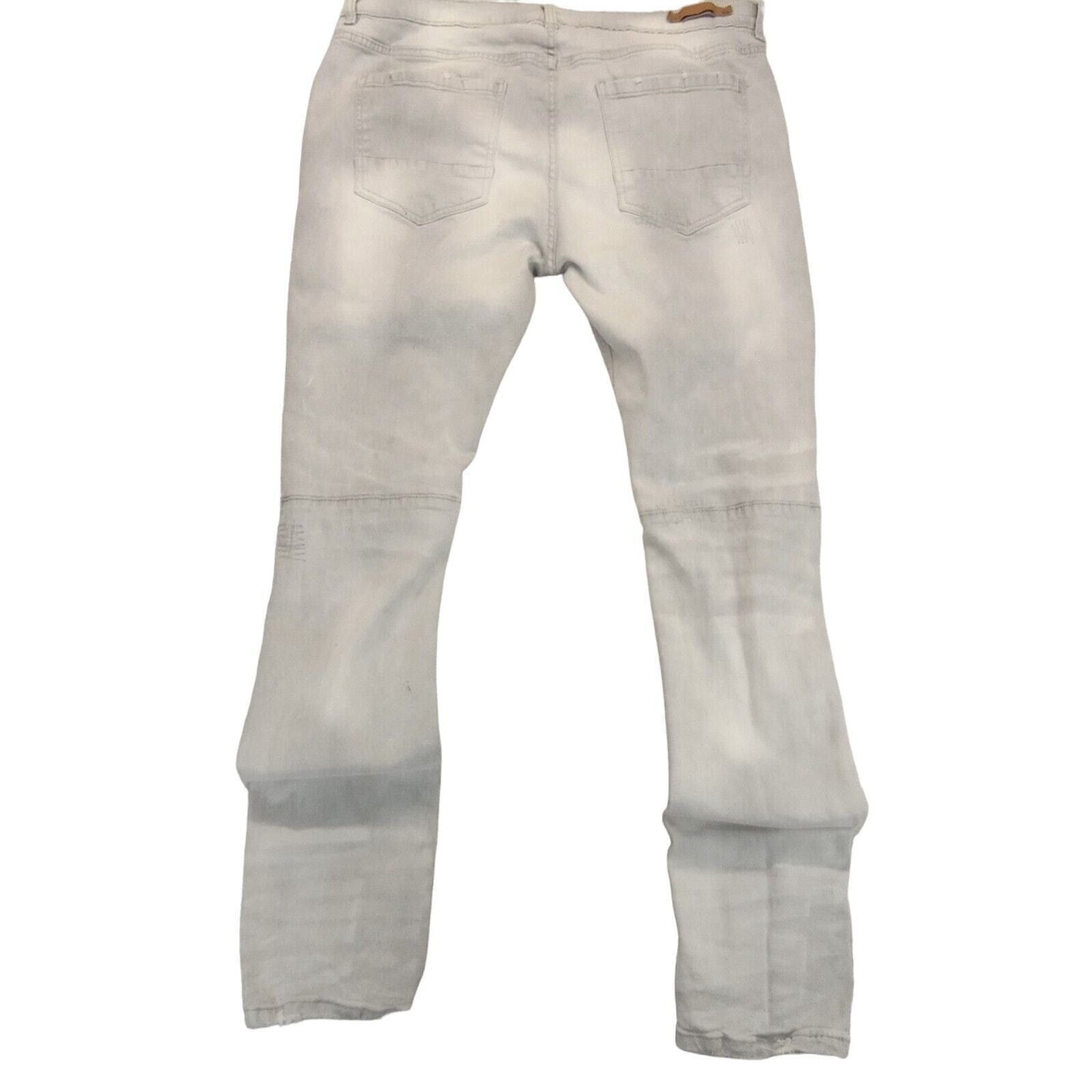 & Other Stories Evolution Jeans 40 X 34 Mens Baggy Streetwear Y2K Gray Denim Size US 40 / EU 56 - 2 Thumbnail