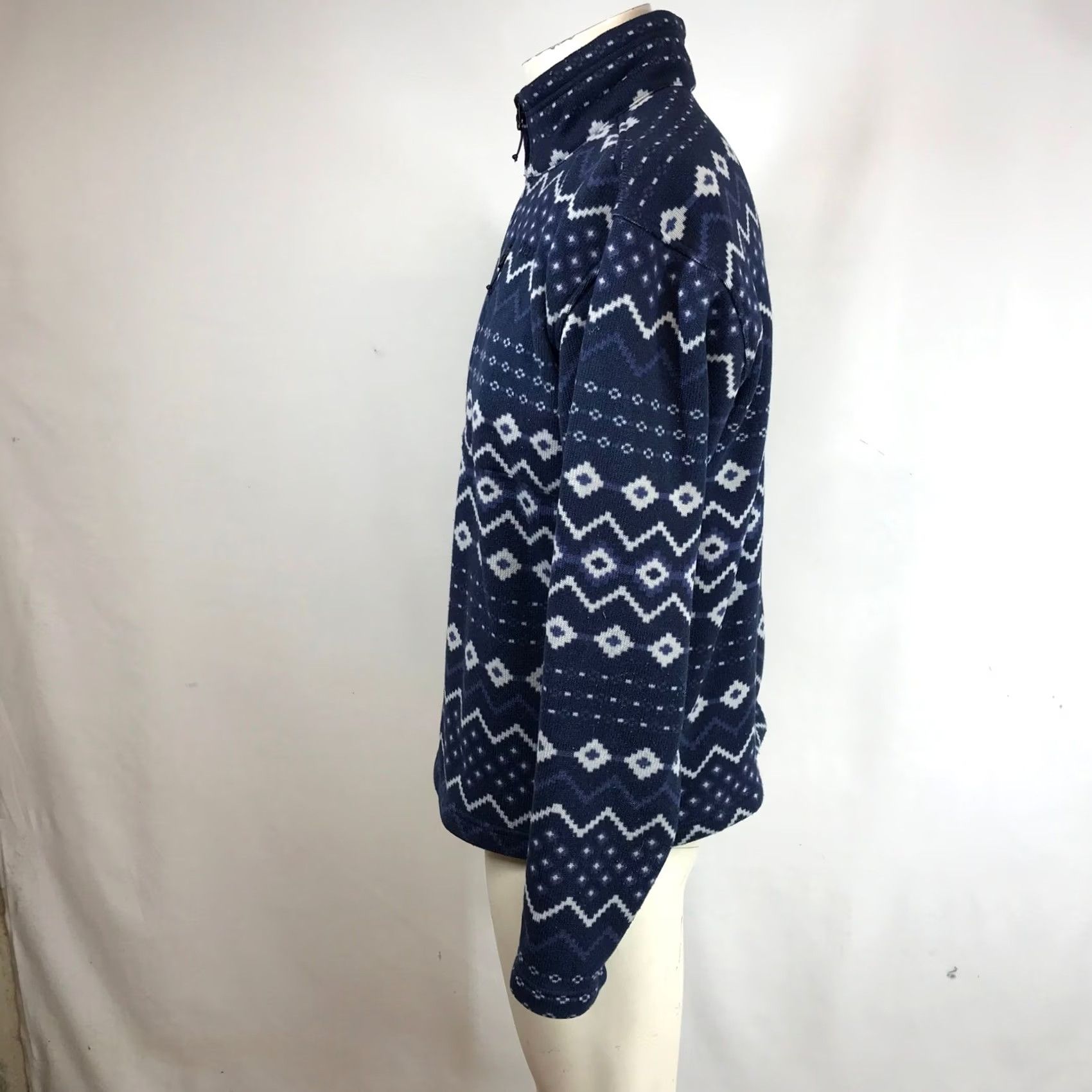 Marmot Marmot Mountain Works Mens Blue Fair Isle Fleece Pullover M14975 Medium Size US M / EU 48-50 / 2 - 6 Thumbnail