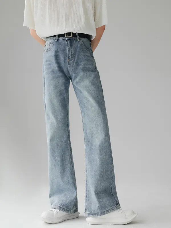 Japanese Brand Shia American retro loose cleanfit flared jeans for men Size US 32 / EU 48 - 4 Thumbnail