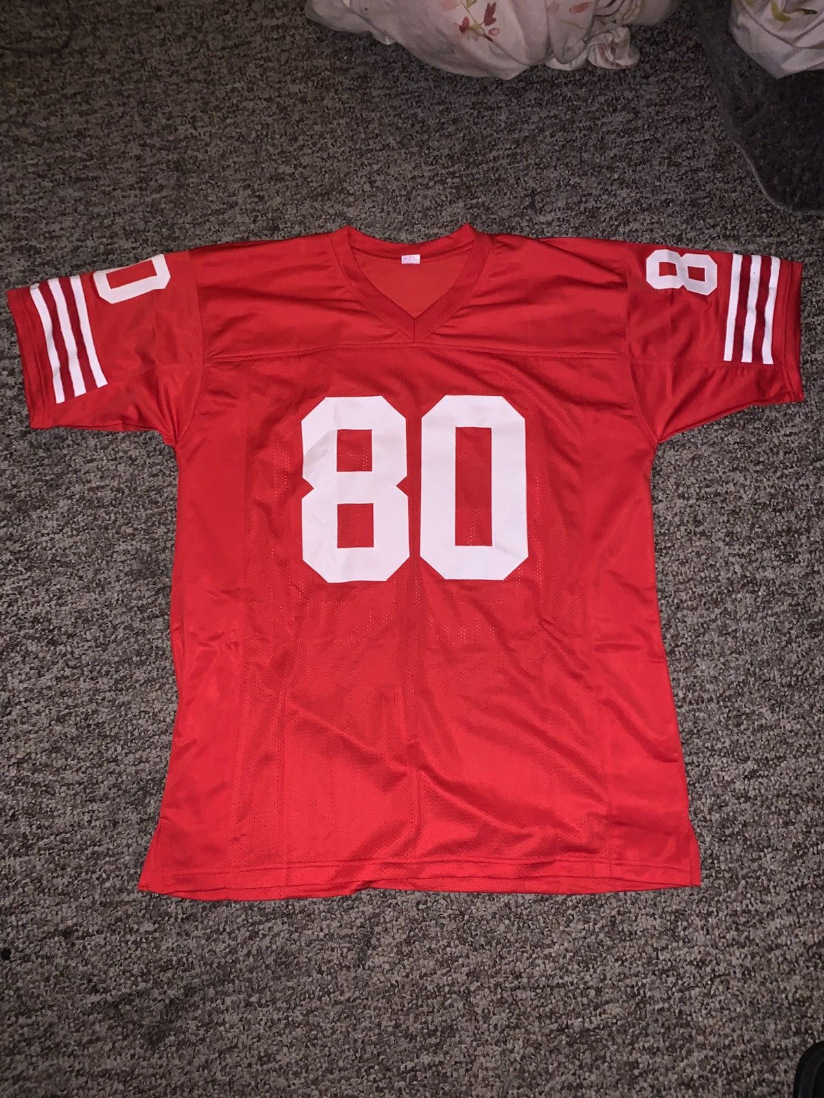 NFL Jerry Rice Scarlet San Francisco 49ers SIGNED size XL Size US XL / EU 56 / 4 - 2 Thumbnail