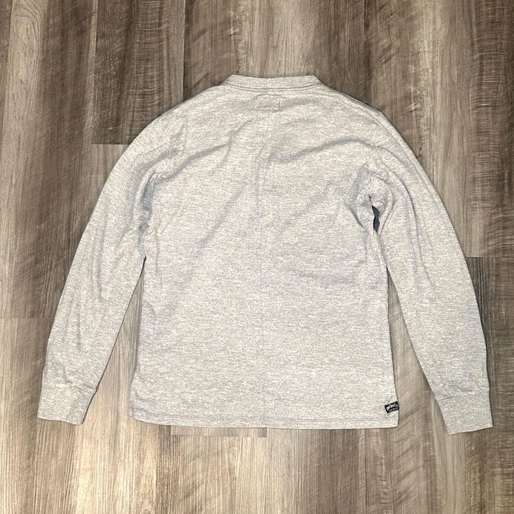 Diesel Diesel Gray Work Wear Regular Fit Y2K Long Sleeve Cotton Henley - Large Mens Size US L / EU 52-54 / 3 - 3 Thumbnail