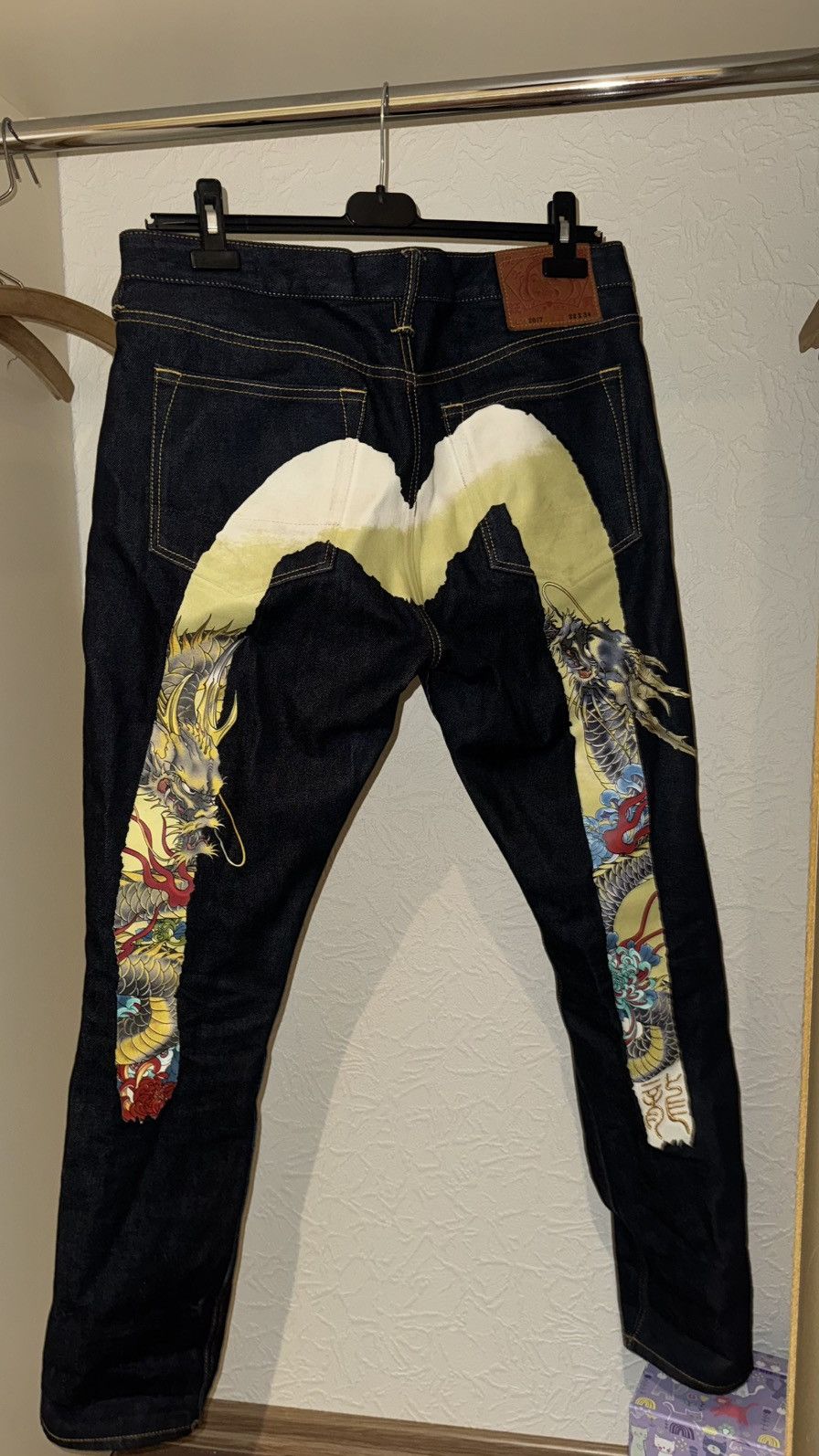 Evisu EVISU GRADATED DRAGON DAICOCK CARROT FIT JEANS #2017 Size US 32 / EU 48 - 2 Thumbnail
