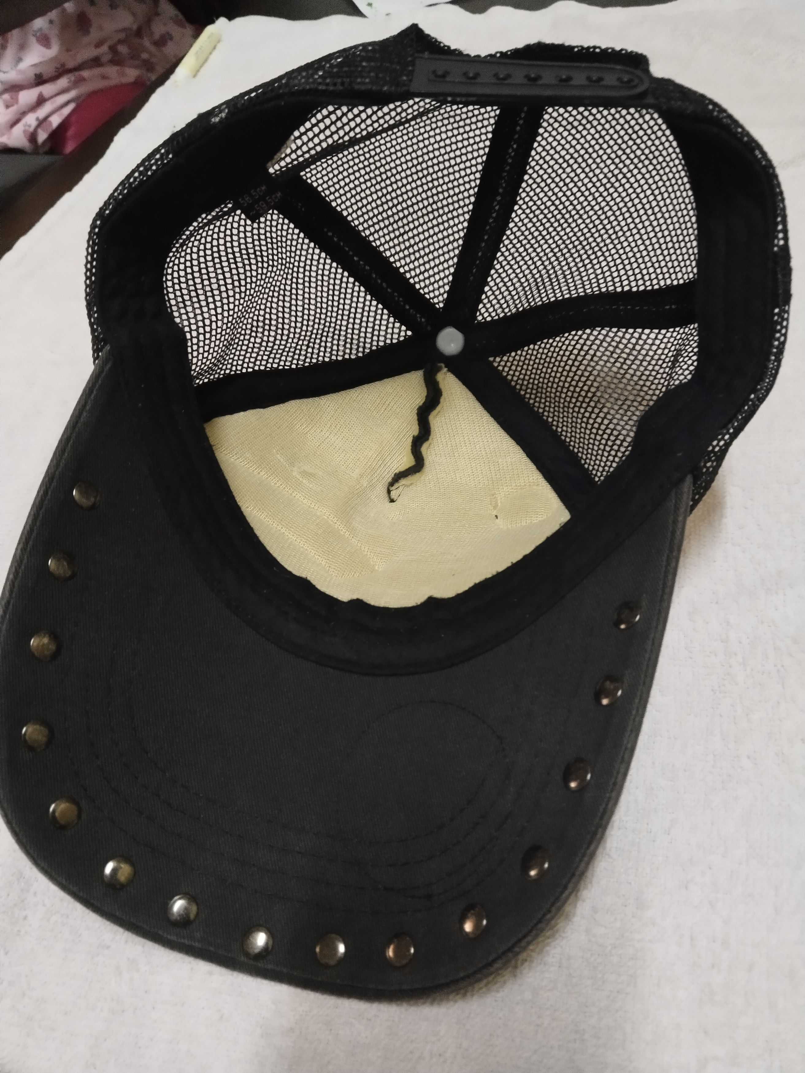 Japanese Brand VINTAGE SKULLS DISTRESSED AND PATCHES HAT Size ONE SIZE - 5 Thumbnail