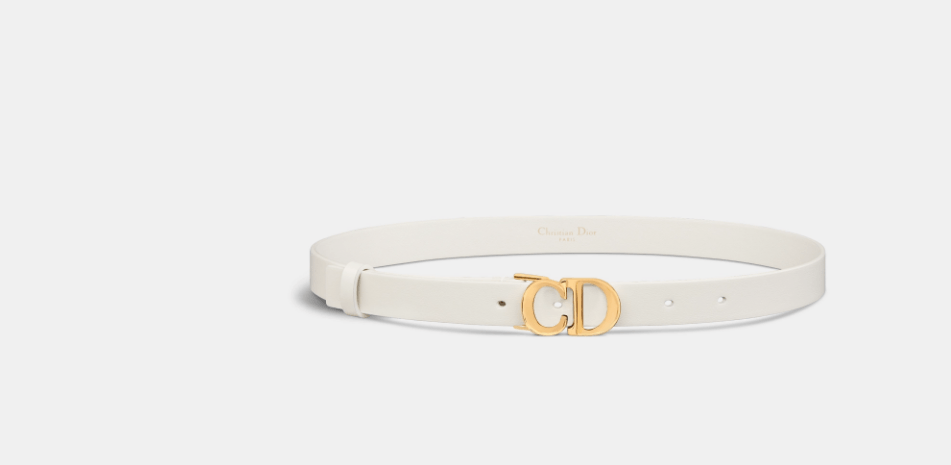 Dior o1w1db10525 Size : OS / B0329U C'est Dior Belt in White Size ONE SIZE - 2 Thumbnail