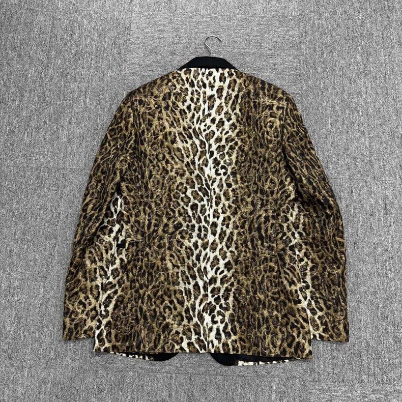 Versace Versace Leopard print blazer Size US M / EU 48-50 / 2 - 5 Thumbnail