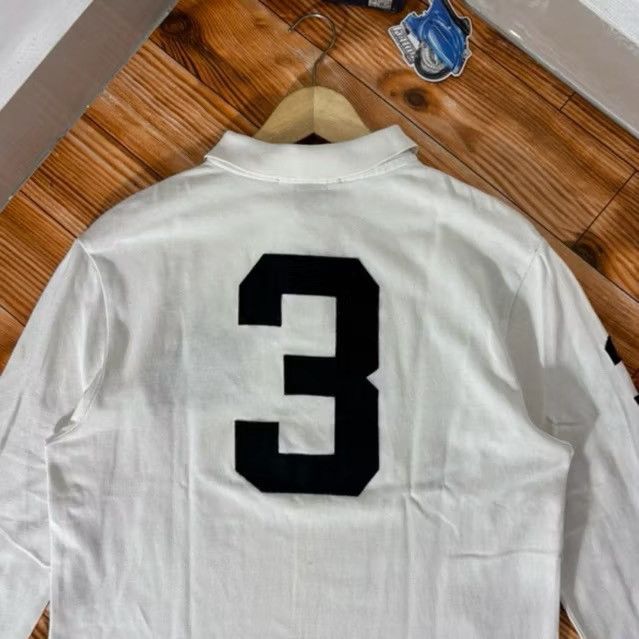 Polo Ralph Lauren × Vintage Polo Ralph Lauren Big Pony White Rugby Size US L / EU 52-54 / 3 - 5 Thumbnail
