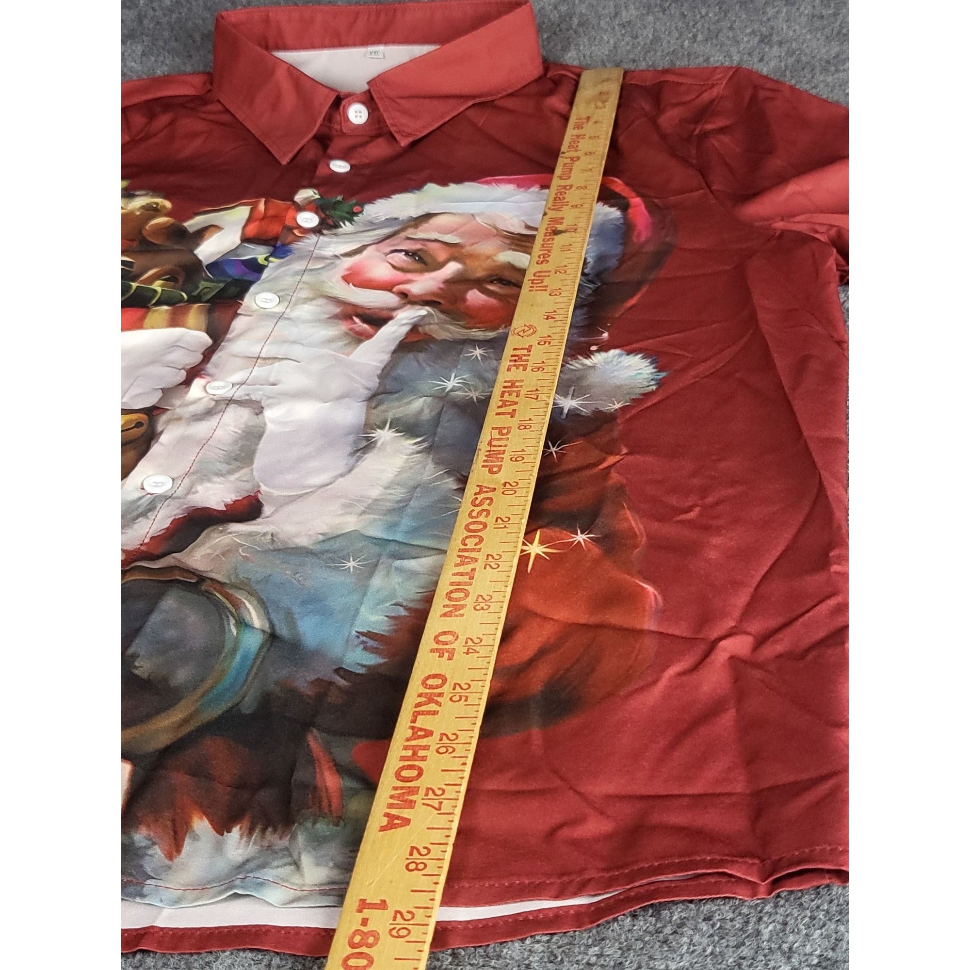 Holiday Brand Holiday Time Christmas Button Down Shirt Men Sz XXL Graphic Size US XXL / EU 58 / 5 - 3 Thumbnail