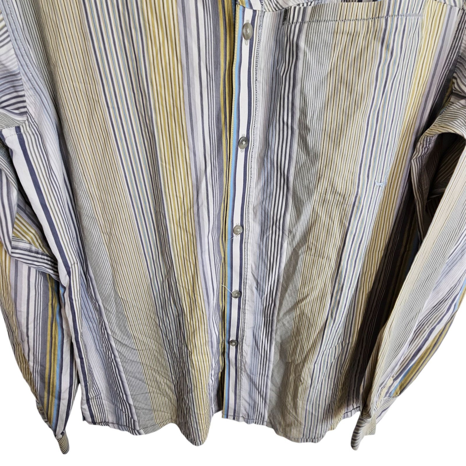 Prana Prana Mens Striped Shirt Sz L Gorpcore Outdoor Grunge Casual Size US L / EU 52-54 / 3 - 3 Thumbnail