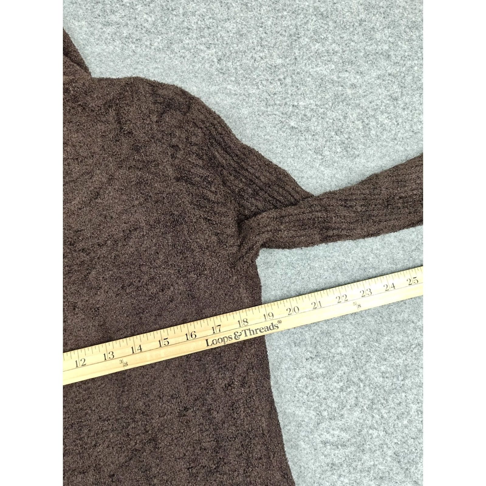 Vintage VINTAGE Barefoot Dreams Cardigan Womens S Brown CozyChic Lite Hooded Open Front Size S / US 4 / IT 40 - 7 Thumbnail