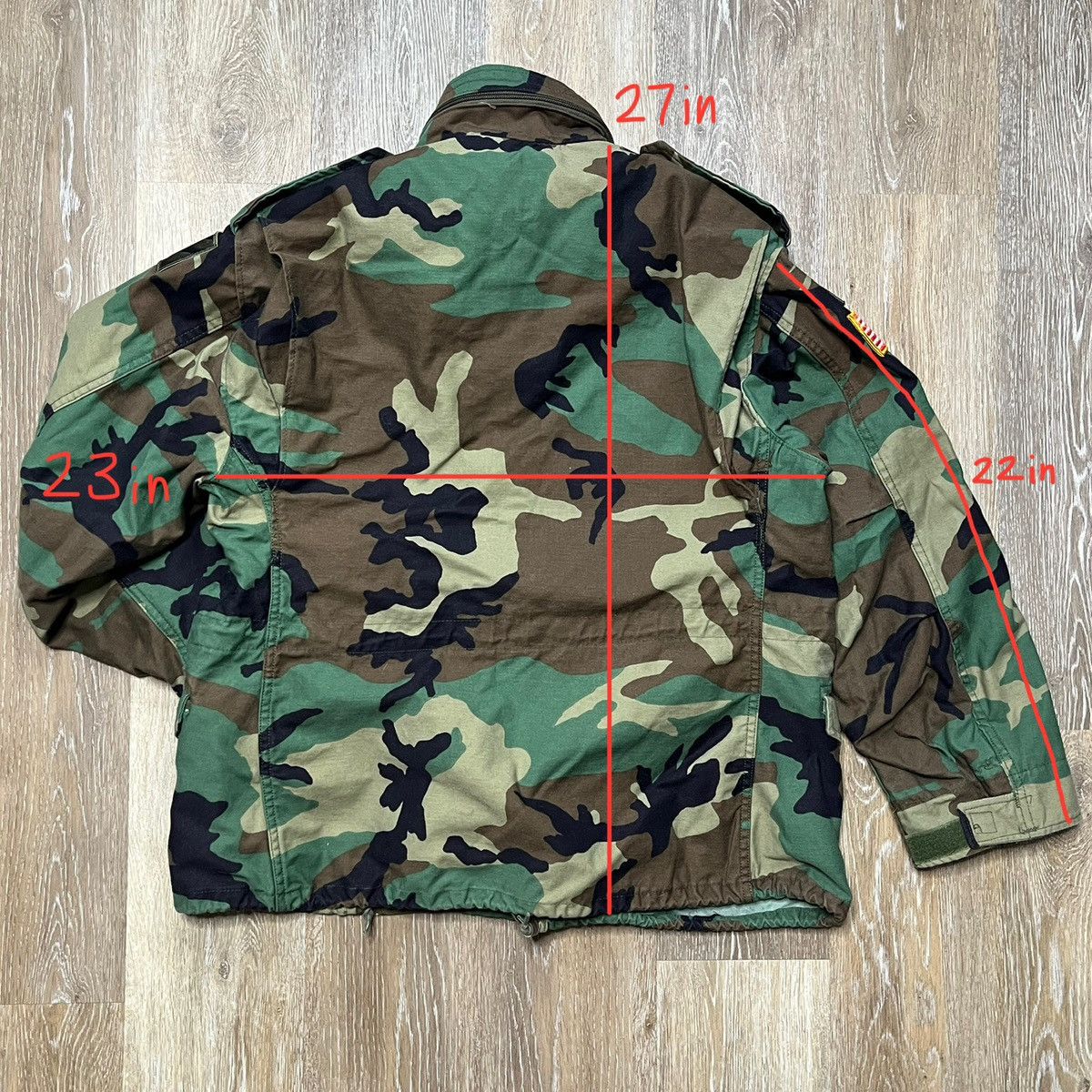 Vintage 90s military jacket Size US M / EU 48-50 / 2 - 2 Thumbnail