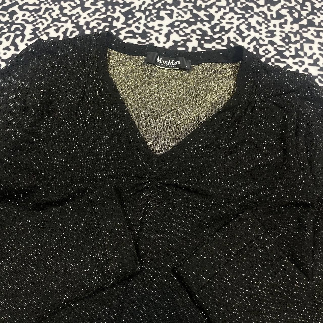 Max Mara Vintage Y2K Max Mara Bodywear Longsleeve Luxury Retro Style Size L / US 10 / IT 46 - 8 Thumbnail
