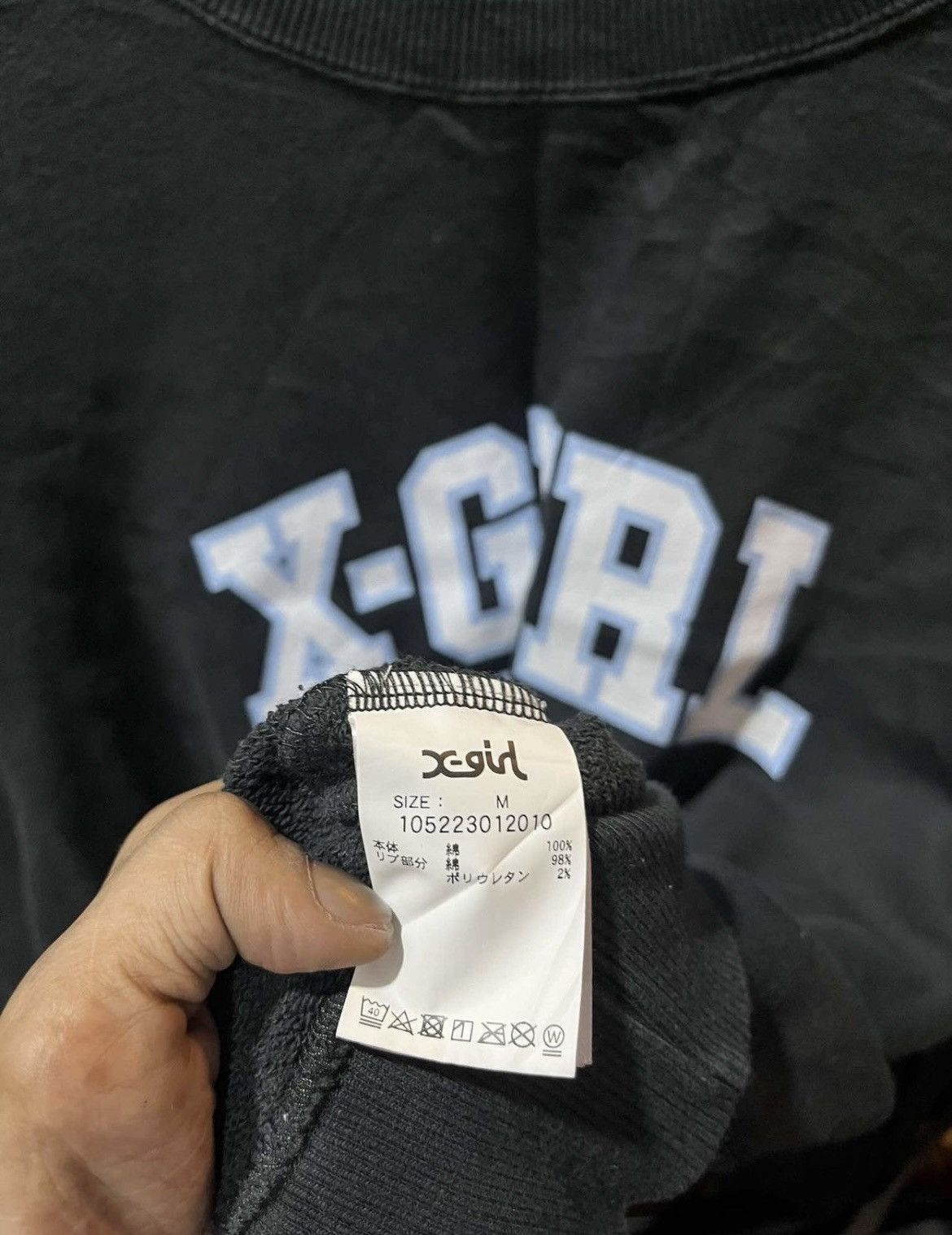 X-LARGE X-GIRL Authentic Sweatshirt Spell Out Size US M / EU 48-50 / 2 - 5 Thumbnail