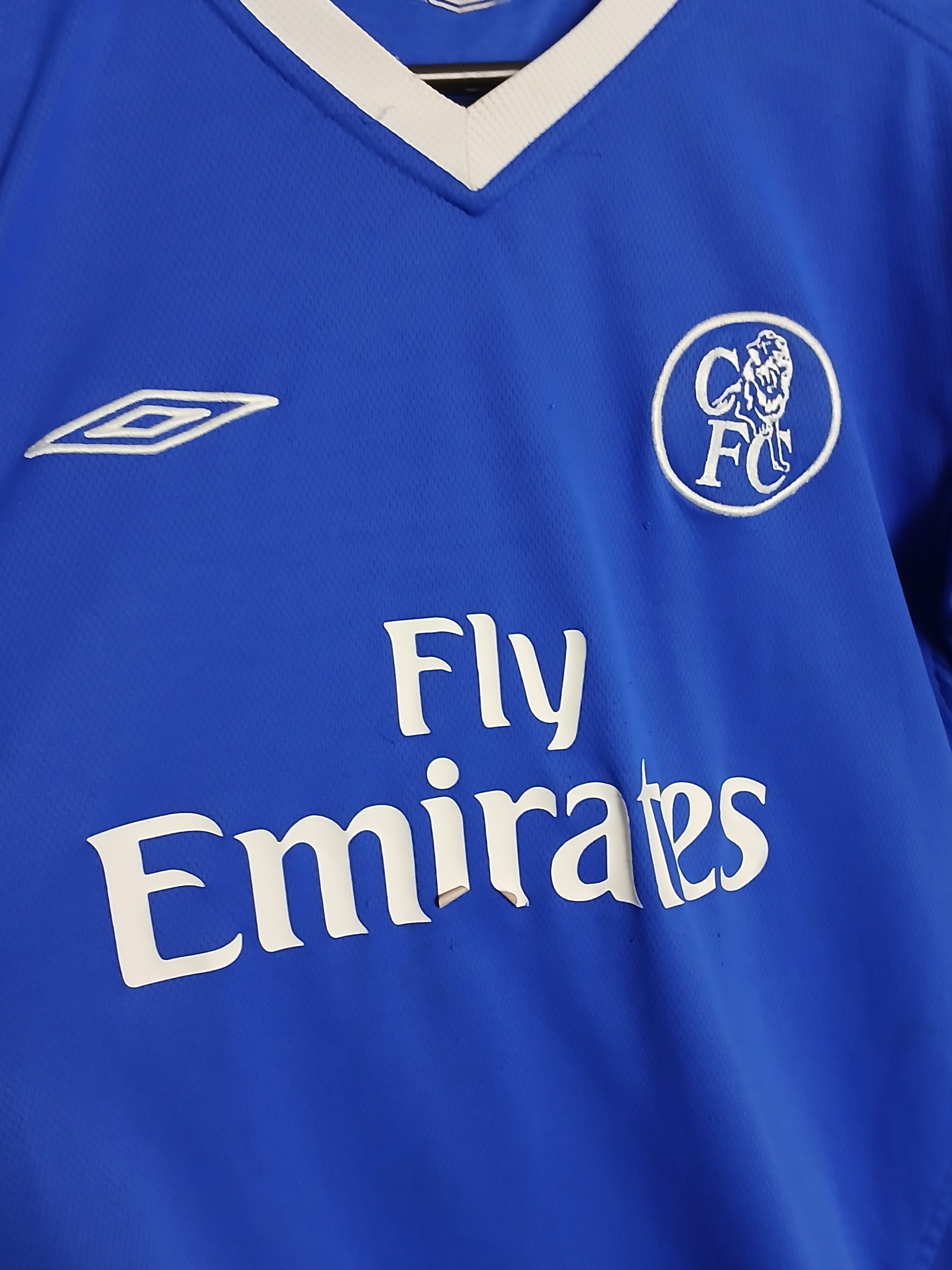 Chelsea Soccer Chelsea 2003/2005 Home Football Jersey T-Shirt Size US S / EU 44-46 / 1 - 3 Thumbnail