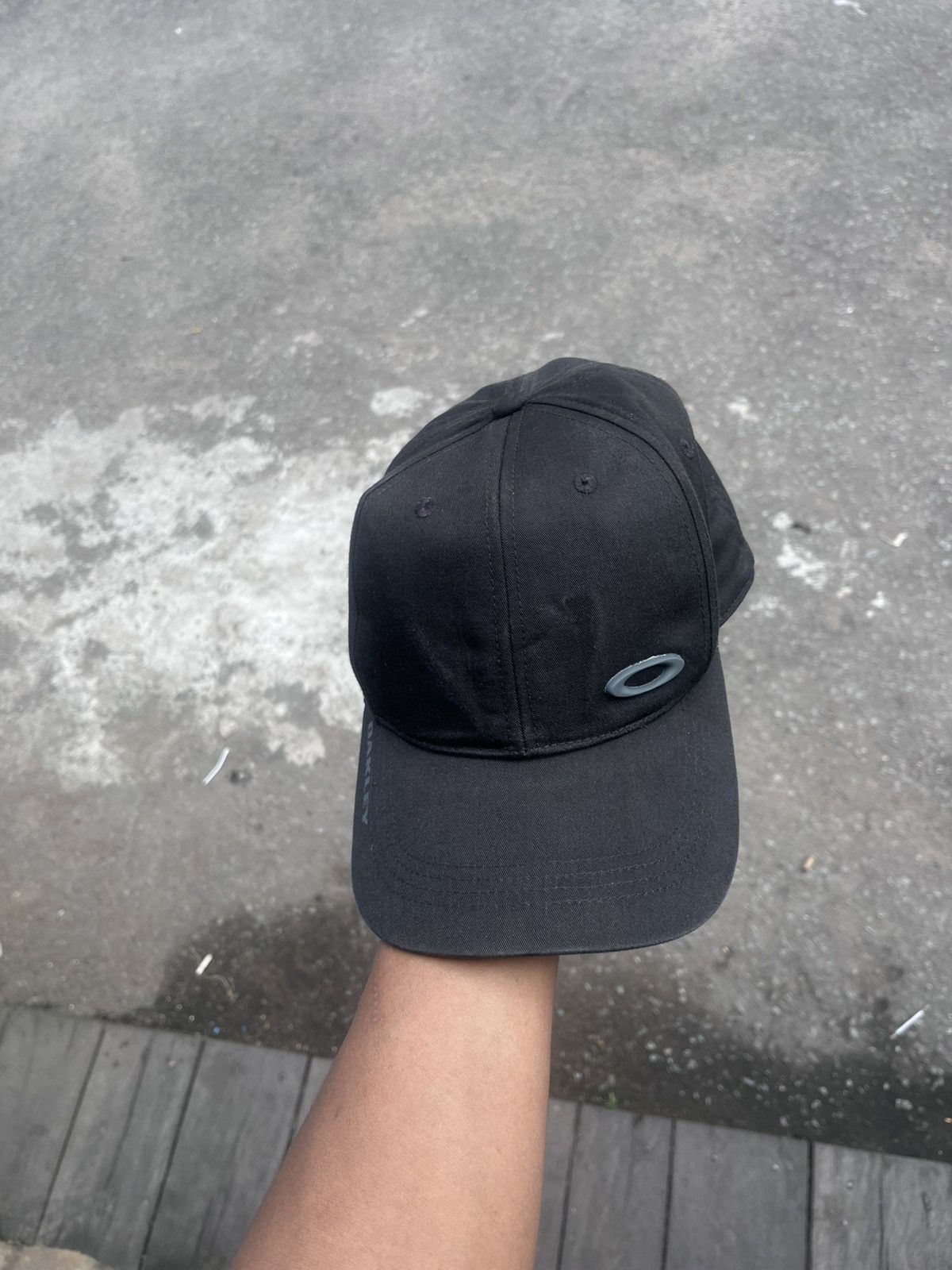 Oakley Oakley Luxottica Japan Tech Snapback Hat Camo Brim Black Size ONE SIZE - 6 Thumbnail