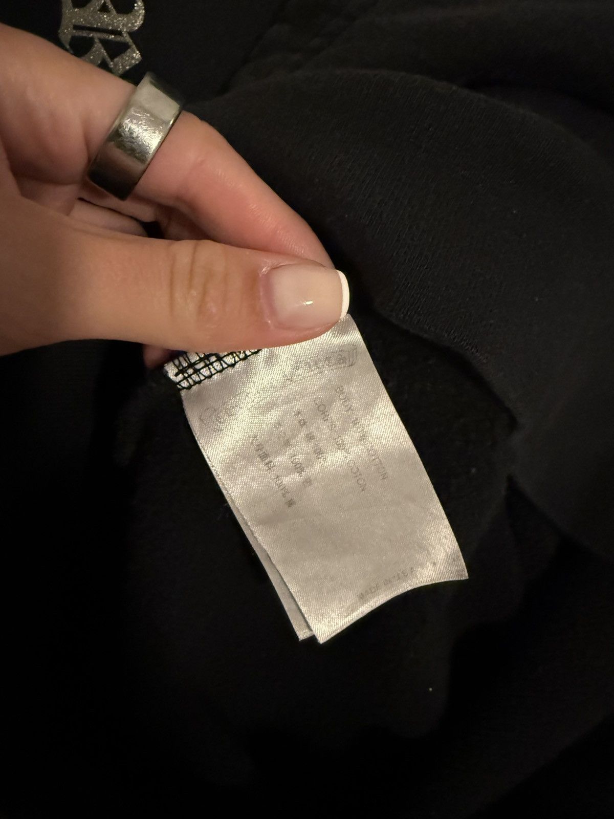 Chrome Hearts Chrome Hearts Silver Glitter Hoodie Black Size US M / EU 48-50 / 2 - 11 Thumbnail