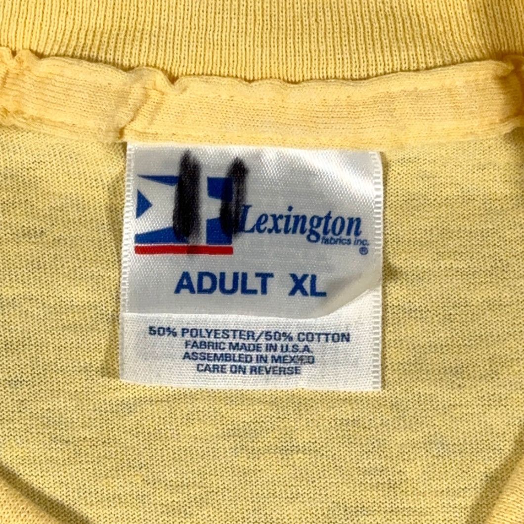 Vintage VINTAGE Florida Shirt Lexington Men XL Yellow 90s T-Shirt Short Sleeve Crew Neck Cotton Blend Sarasota Beach Sunset Ocean Size US XL / EU 56 / 4 - 3 Thumbnail