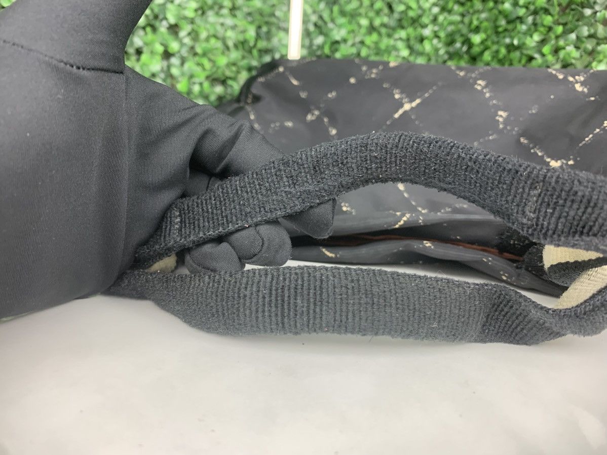Chanel Authentic Vintage Chanel Black Nylon Tote Bag Size ONE SIZE - 10 Thumbnail