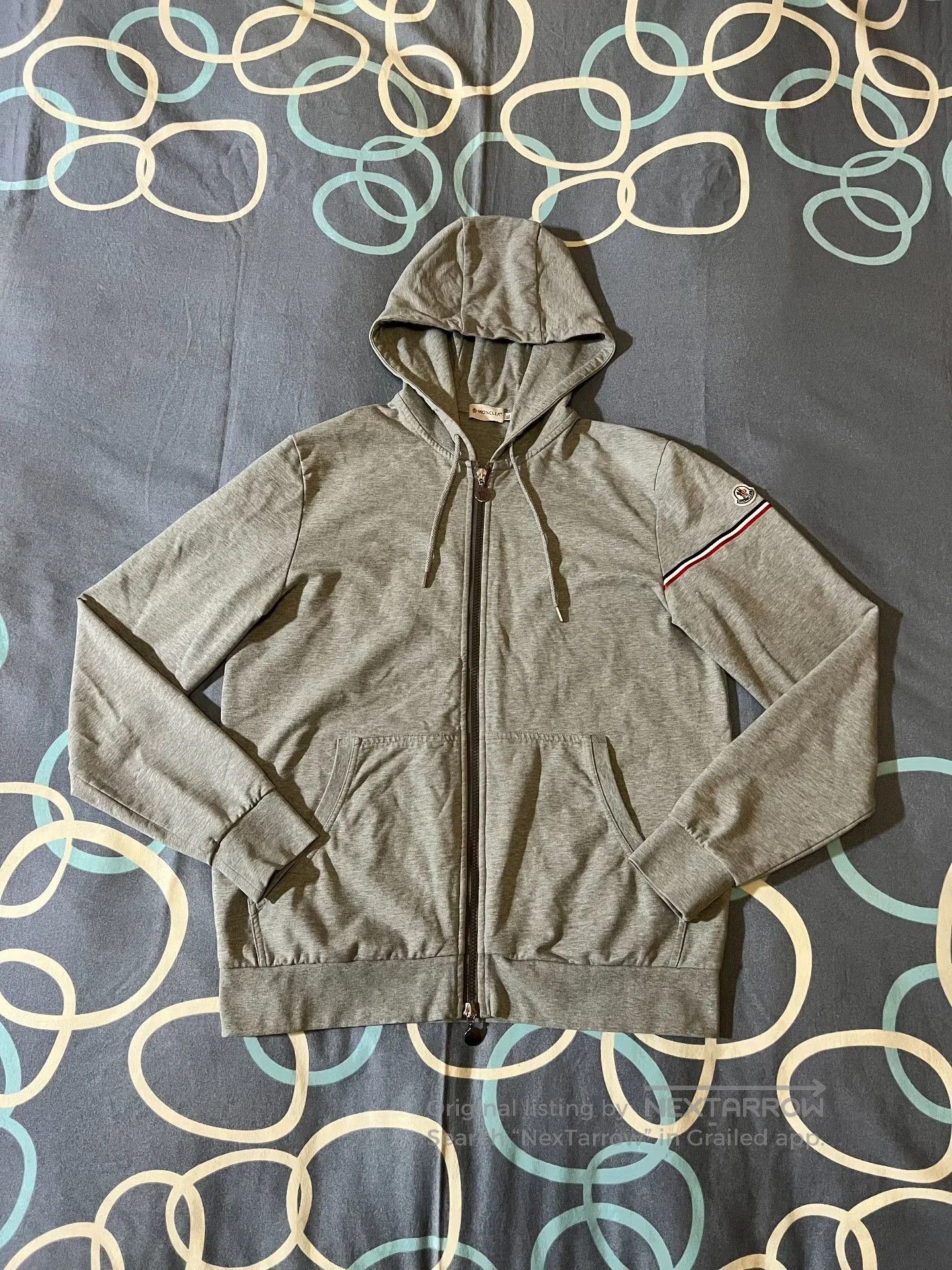 Moncler Moncler Classic Zip Hoodie Stripes. Size US XL / EU 56 / 4 - 1 Thumbnail