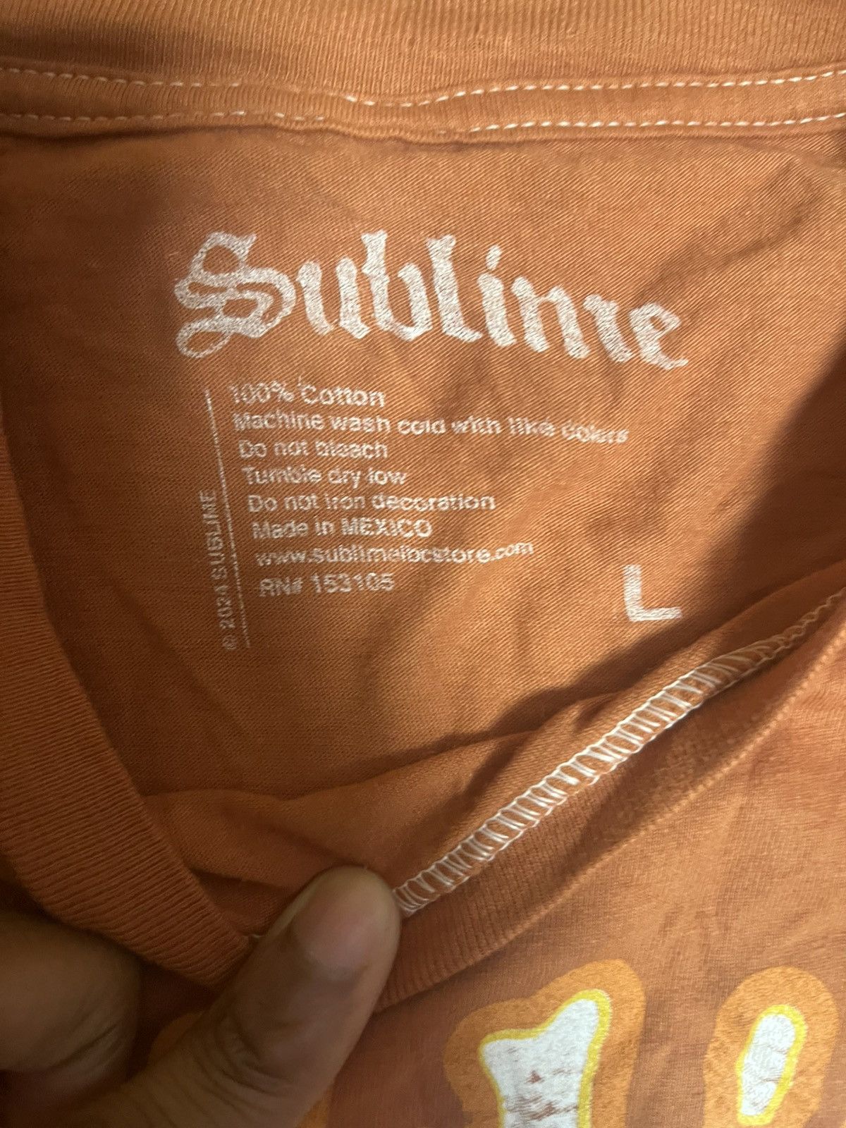 Sublime Brown and yellow Sublime band graphic tee tie dye Size Large Size US L / EU 52-54 / 3 - 3 Thumbnail