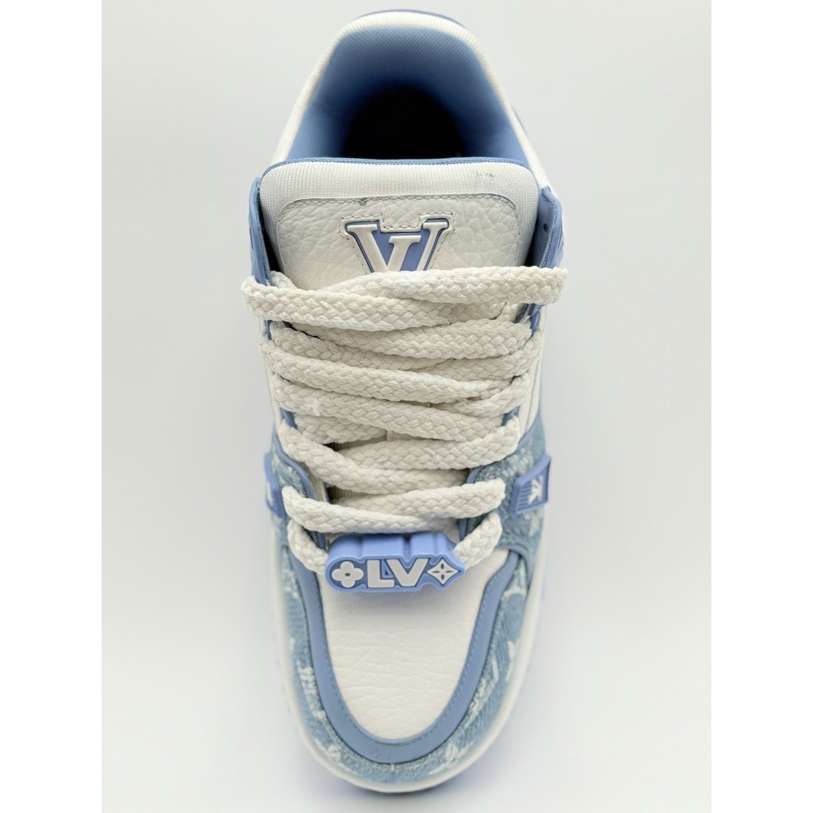 Louis Vuitton (9-9.5 US) Louis Vuitton Denim Maxi ' Blue ' | SUPER CLEAN! Size US 9 / EU 42 - 11 Thumbnail