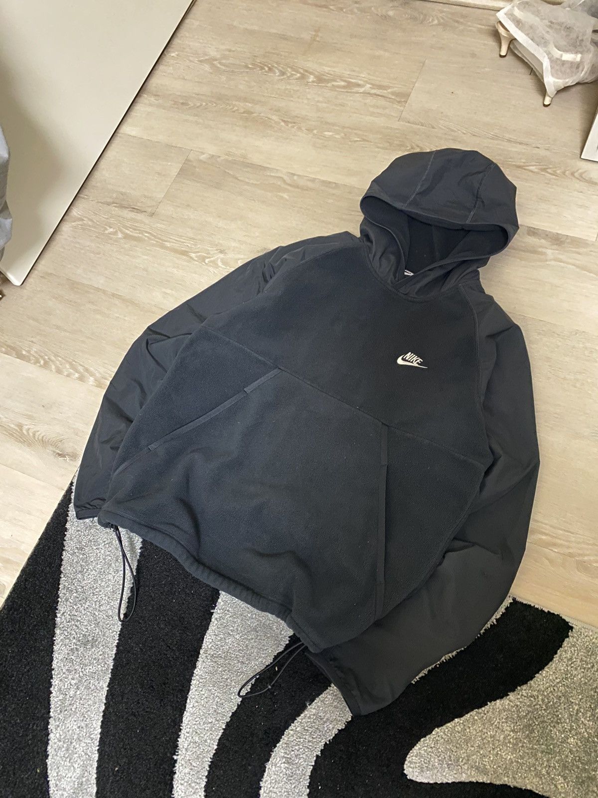 Nike × Vintage Nike Vintage Hoodie Nike vintage fleece hoodie y2k style M Size US M / EU 48-50 / 2 - 2 Thumbnail