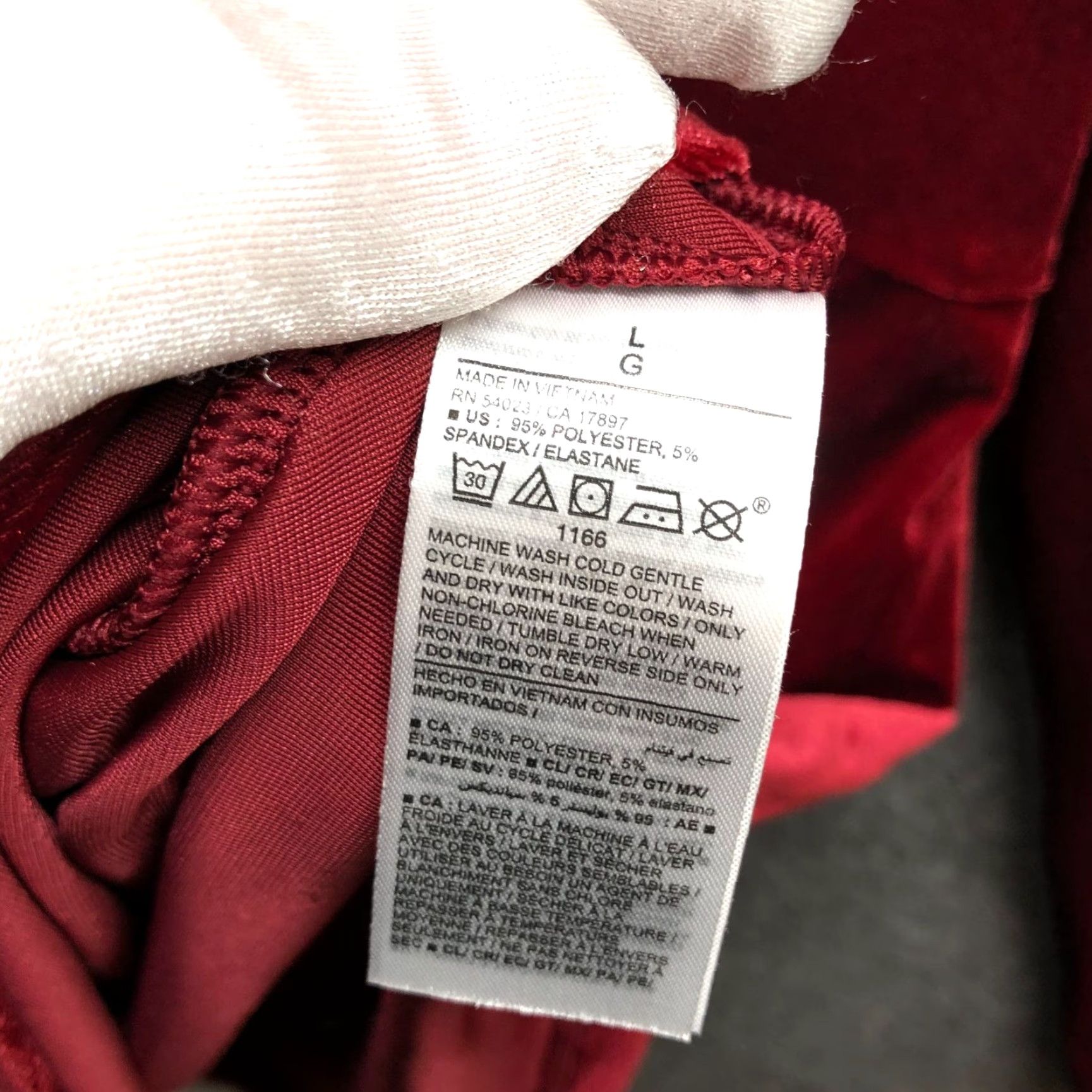 Old Navy NWT Old Navy Velvet Dress Womens L Square Neck A-Line Holiday Flare Long Sleeve Red Velvet Dress Size L / US 10 / IT 46 - 7 Thumbnail