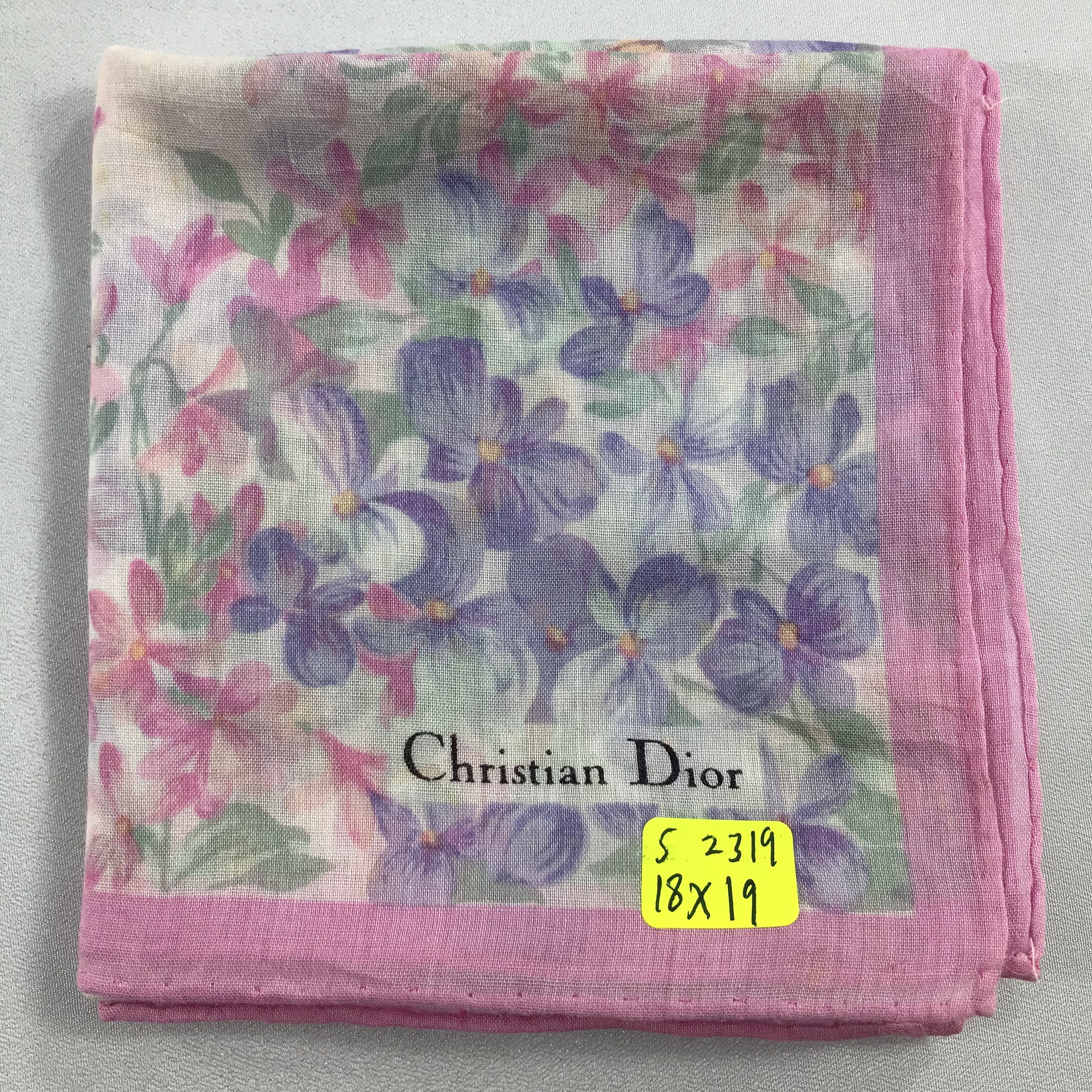 Vintage Christian Dior Bandana / Handkerchief / Neckerchief - S2319 Size ONE SIZE - 5 Thumbnail