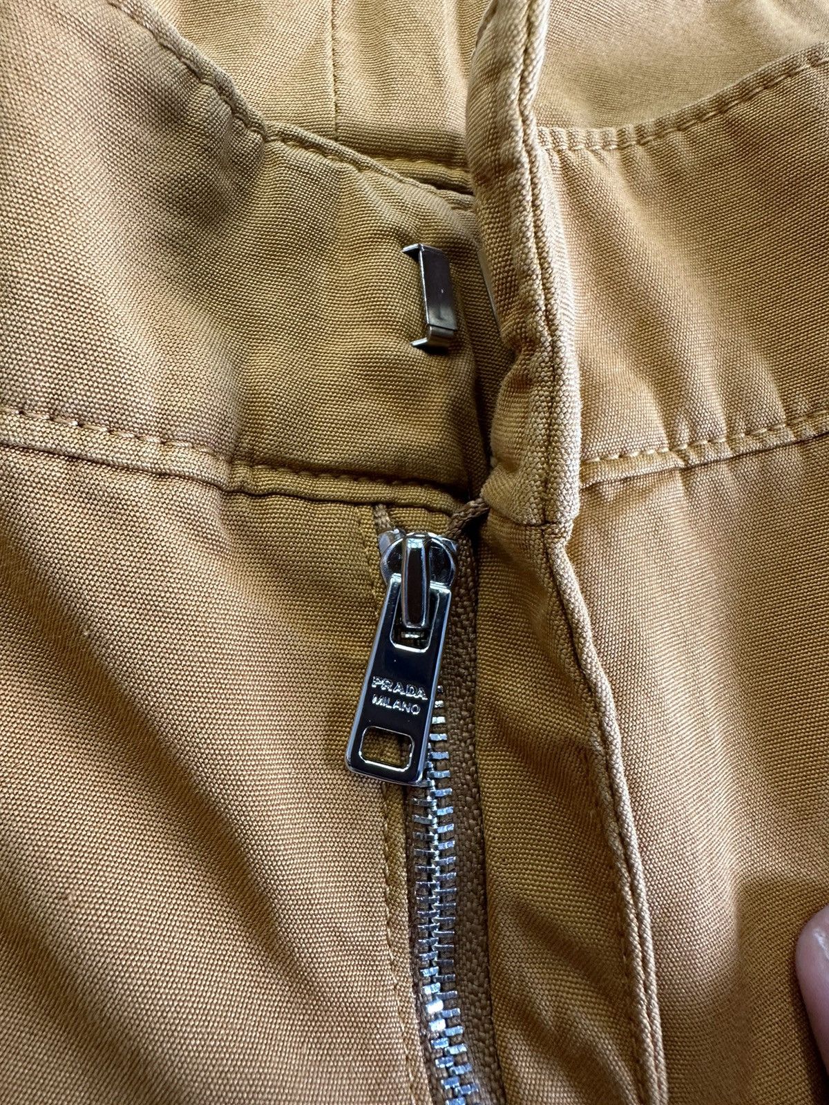 Prada Prada Milano Logo Chino Bermuda Shorts Size US 36 / EU 52 - 6 Thumbnail