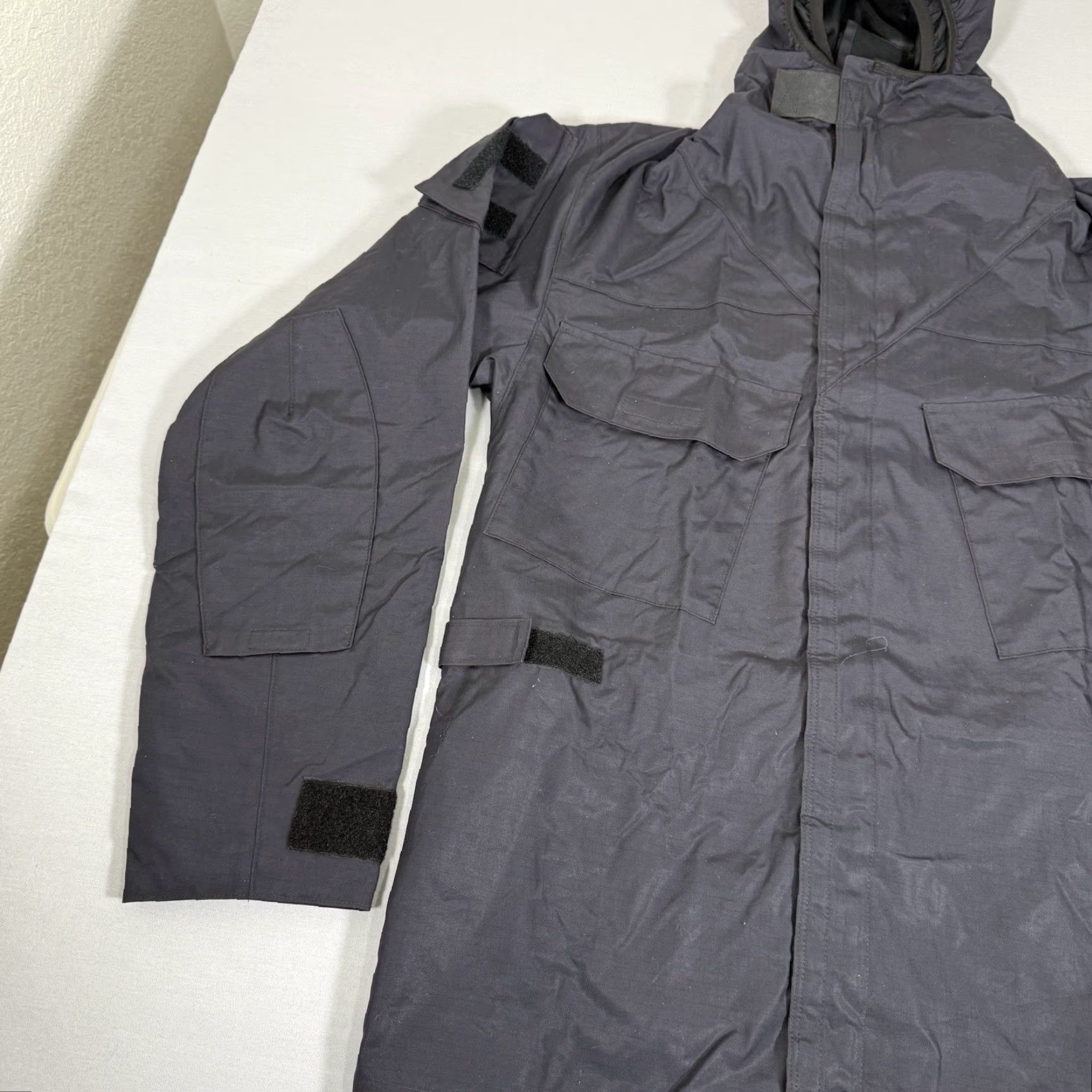 Vintage OPEC Military Jacket Mens Large Gray Casual Workwear Zip Up Coat PPE Size US L / EU 52-54 / 3 - 7 Thumbnail