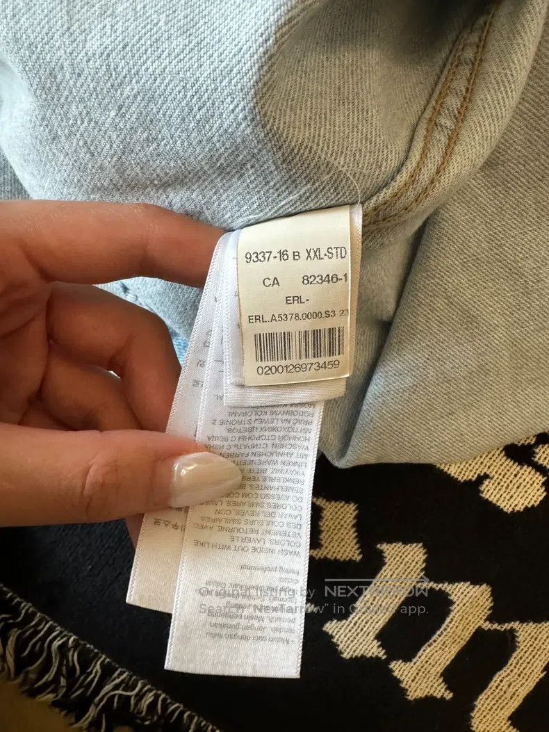ERL ERL Levi's co-branded denim shirt Size US XXL / EU 58 / 5 - 2 Thumbnail