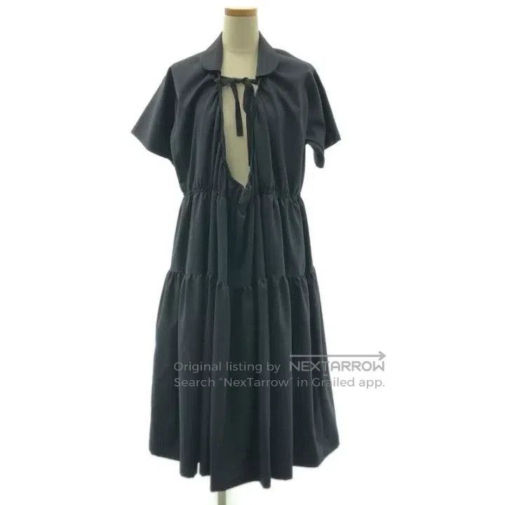 Comme des Garcons Comme Des Garcons Black vintage semi-circular collar tied Size S / US 4 / IT 40 - 1 Thumbnail