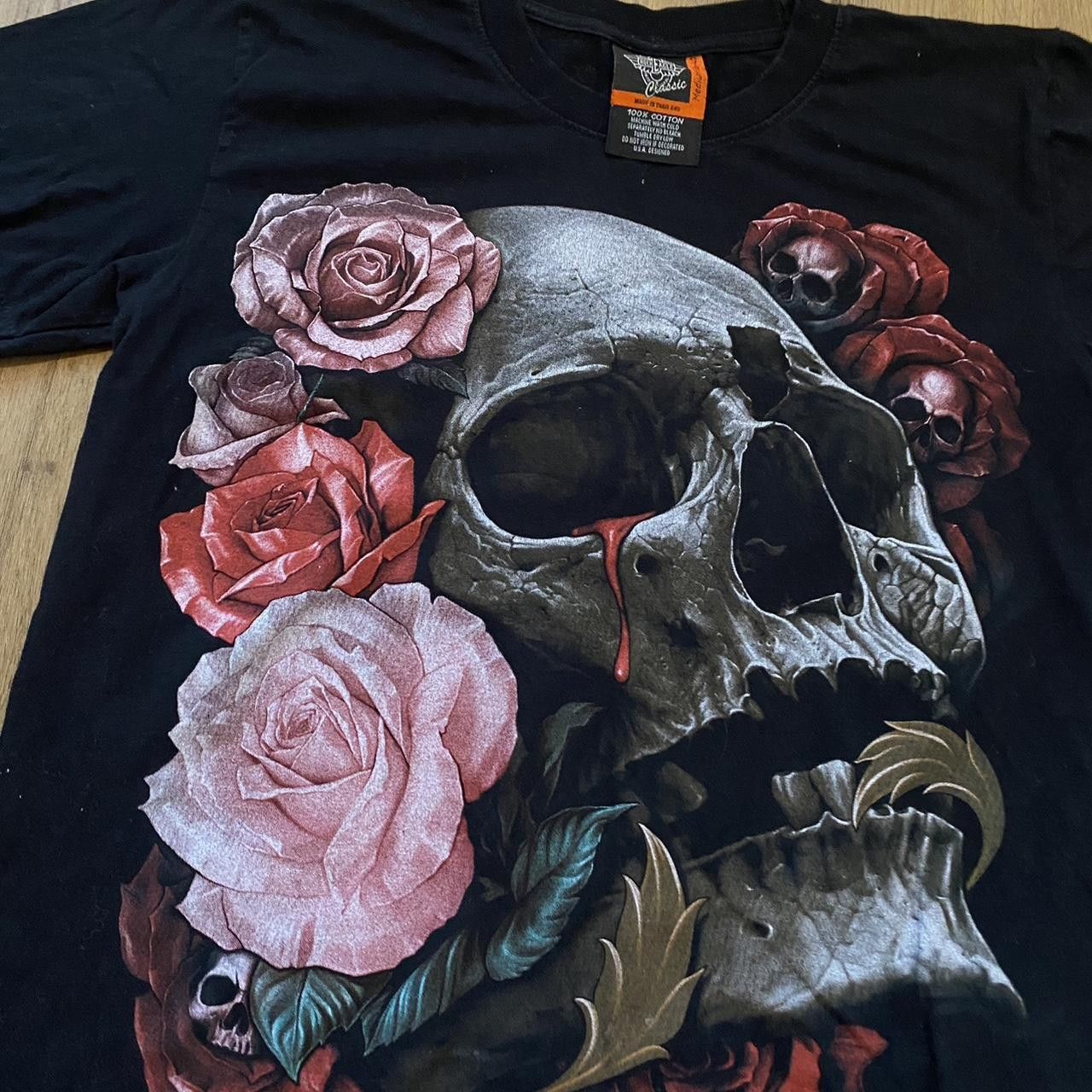 Other Black and red skull t-shirt #goth Size US S / EU 44-46 / 1 - 2 Thumbnail