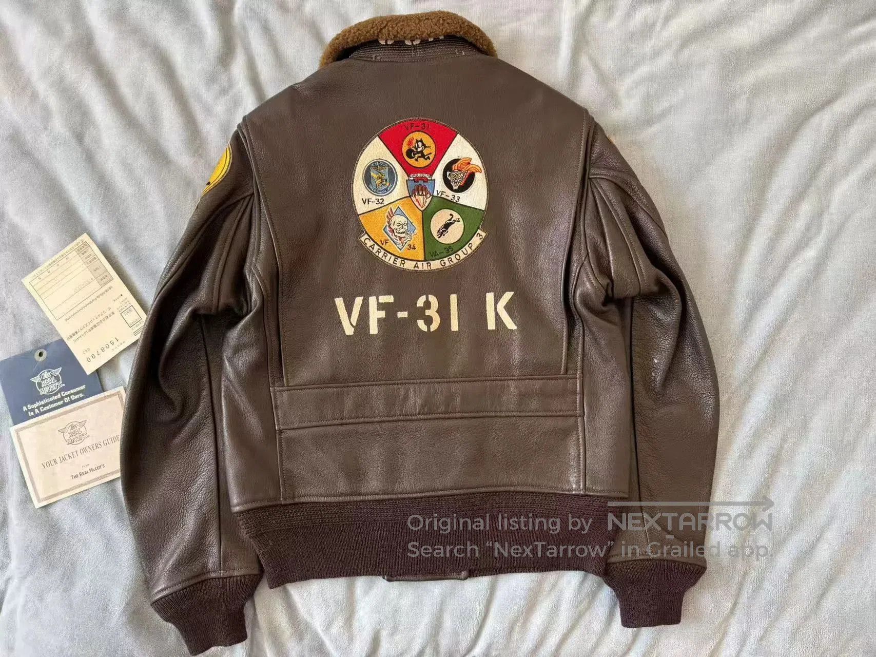 The Real McCoy's Real McCoy G1 Flight Jacket. Size US L / EU 52-54 / 3 - 2 Thumbnail