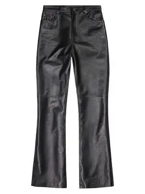 Balenciaga o1srvl11e0426 Regular 5 Pocket Pants in Black Size 26" / US 2 / IT 38 - 1 Preview