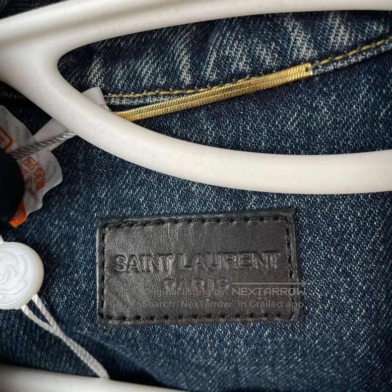 Saint Laurent Paris Saint Laurent Paris Denim Jacket Size US S / EU 44-46 / 1 - 4 Thumbnail