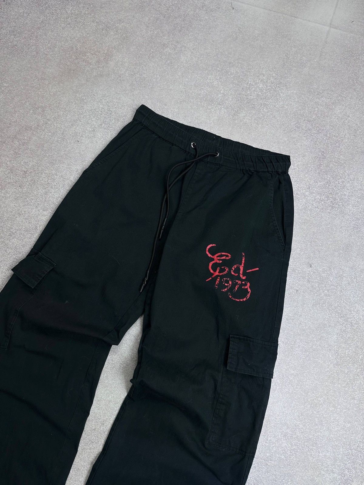 Ed Hardy Vintage Ed Hardy Y2K Cargo Japanese Flared Pants XS Size US 30 / EU 46 - 5 Thumbnail