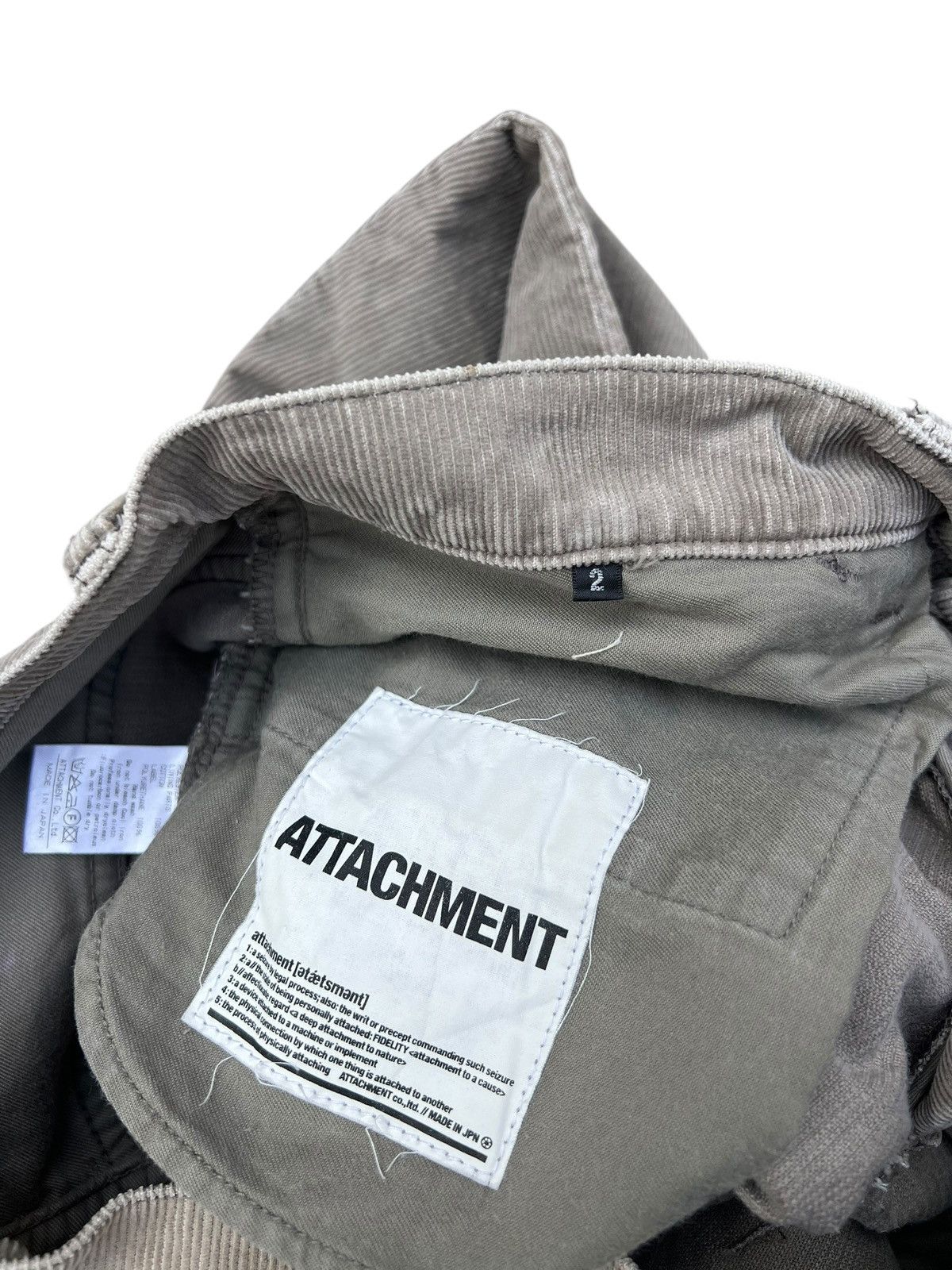 Kazuyuki Kumagai Attachment Attachment Japan Faded Stains Corduroy Bootcut Jeans Size US 30 / EU 46 - 22 Thumbnail