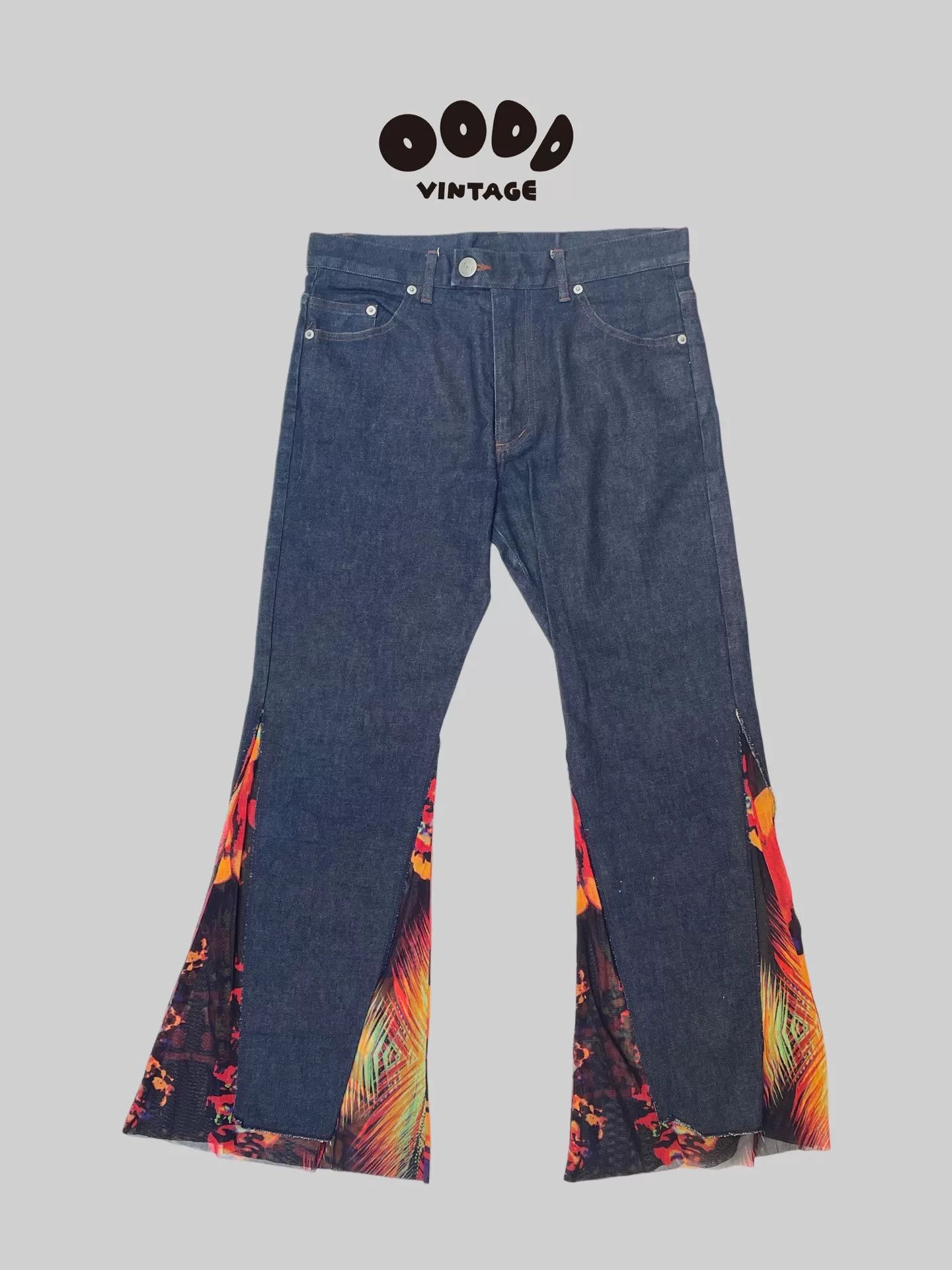 Jean Paul Gaultier Jean Paul Gaultier Wide-Leg Denim Pants Size US 32 / EU 48 - 1 Thumbnail