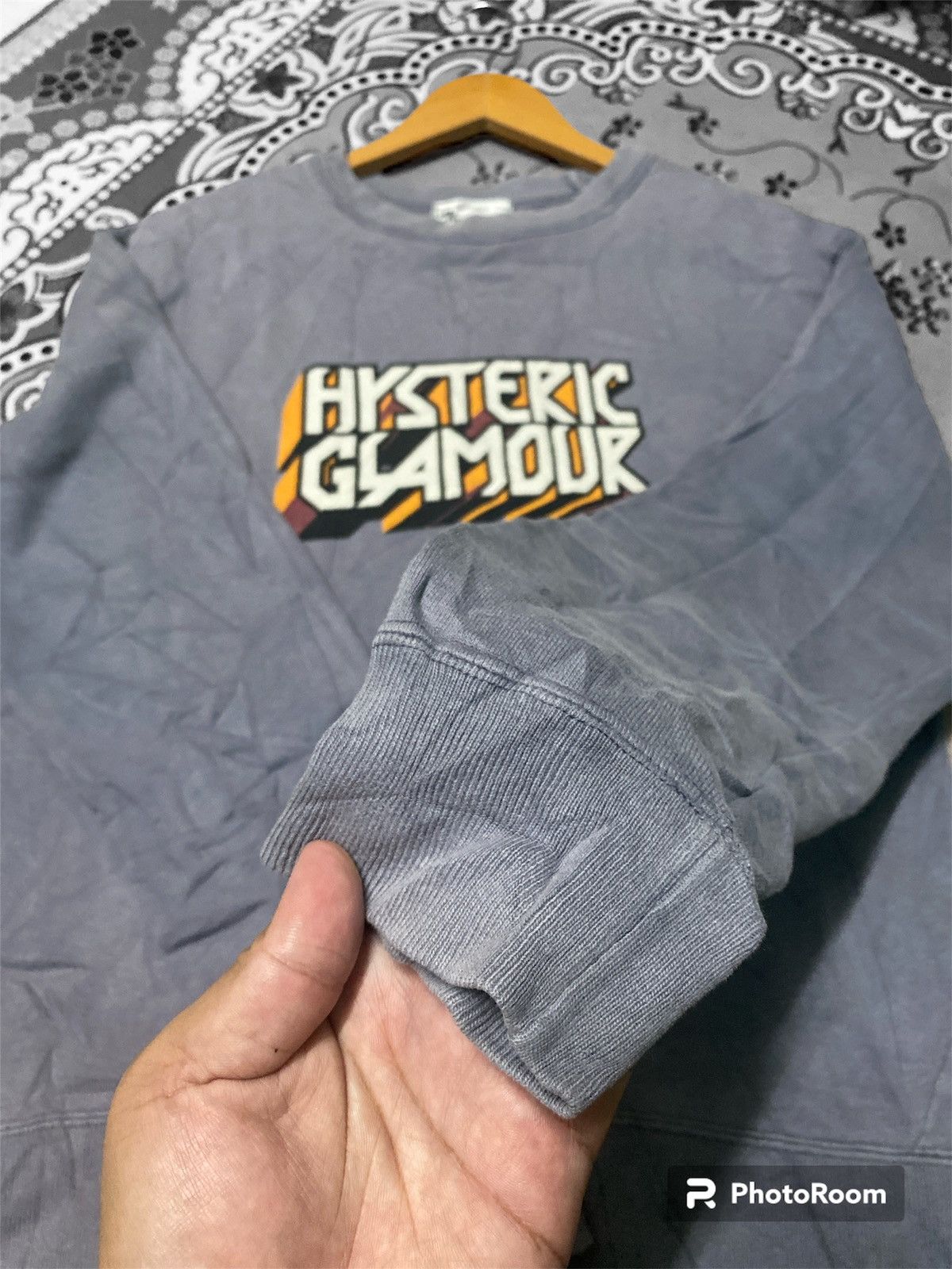 Hysteric Glamour × If Six Was Nine × Japanese Brand ‼️RARE‼️HYSTERIC GLAMOUR SPELLOUT VINTAGE SWEATSHIRT 🔥 Size US M / EU 48-50 / 2 - 8 Thumbnail