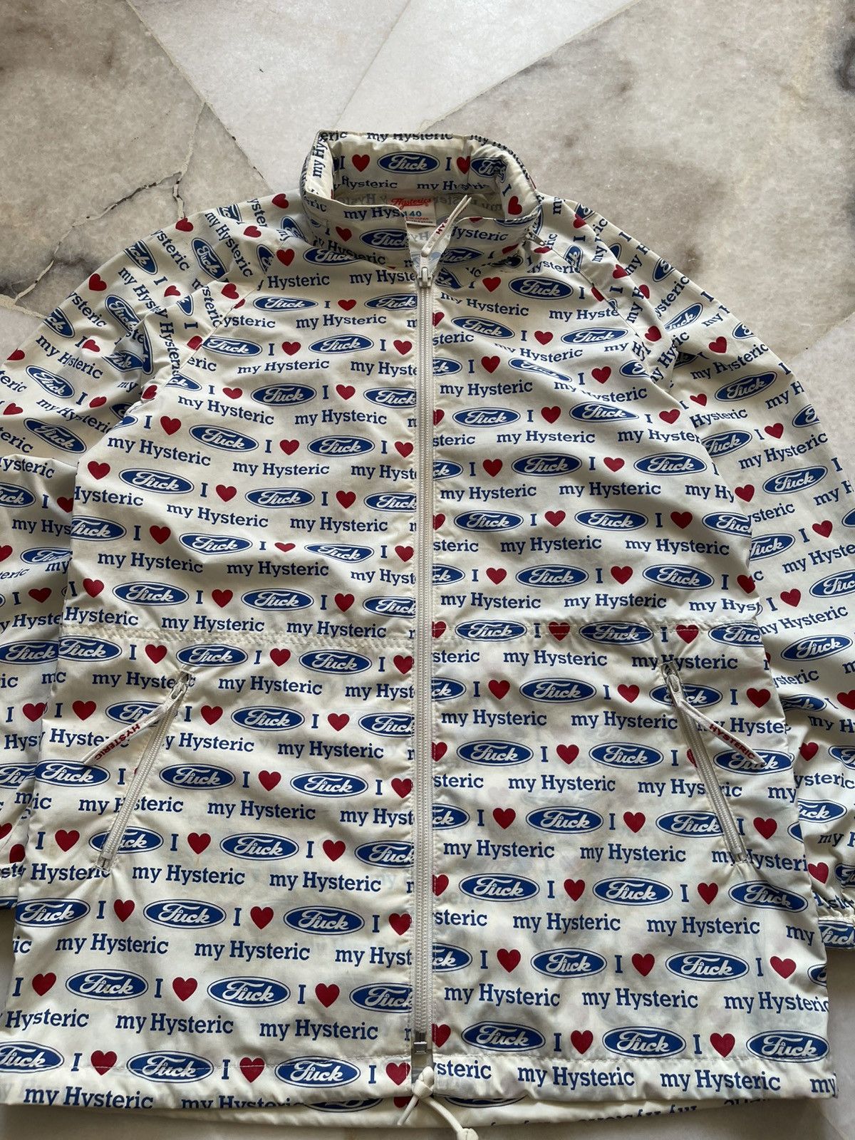Hysteric Glamour 2000s Hysteric Glamour Overprint Fuck Love JACKET #98 Size US XS / EU 42 / 0 - 7 Thumbnail