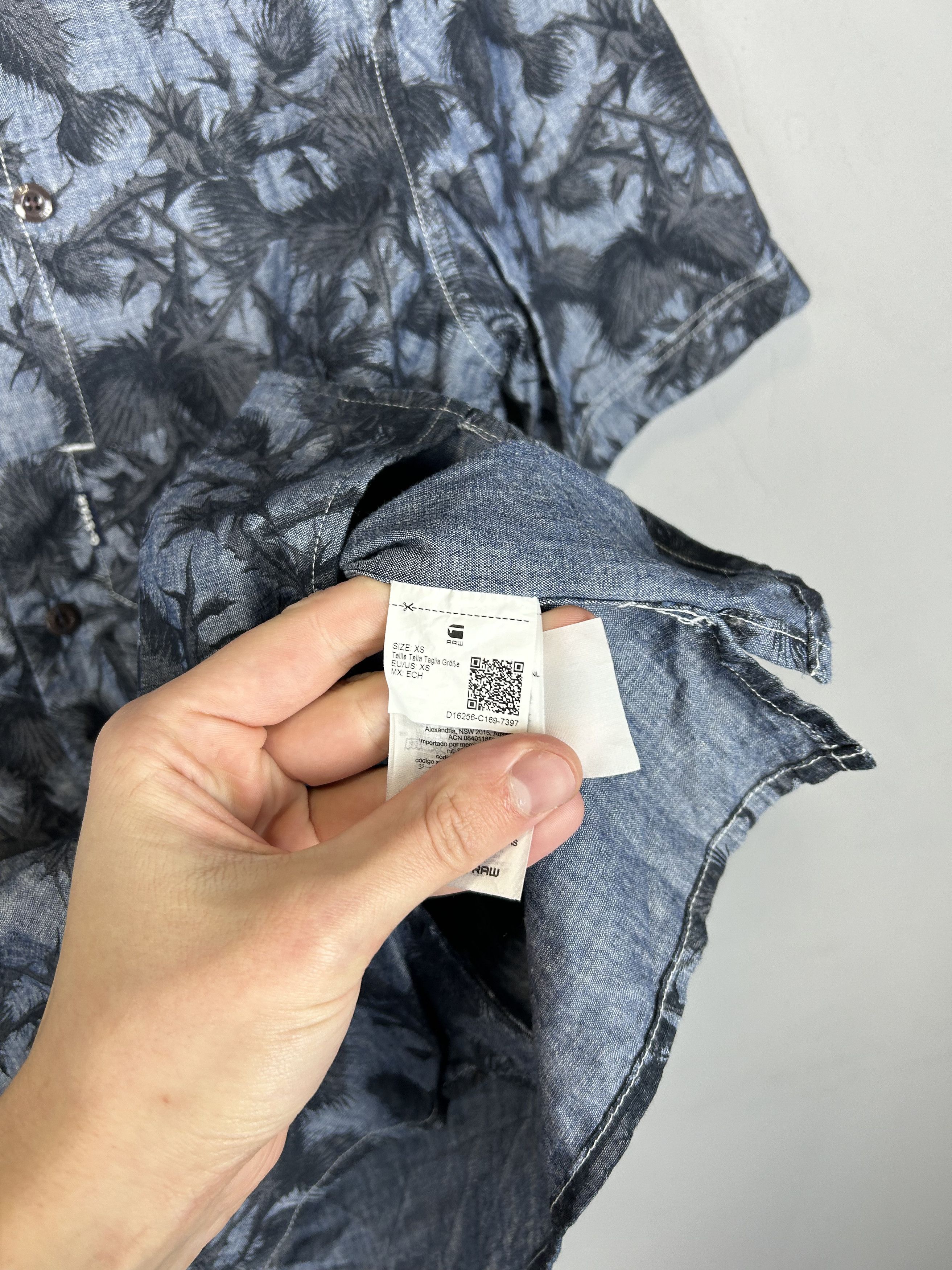 G-Star G Star Raw Shirts Hawaii Style Monogram Short Sleeve Floral Size US XS / EU 42 / 0 - 10 Thumbnail