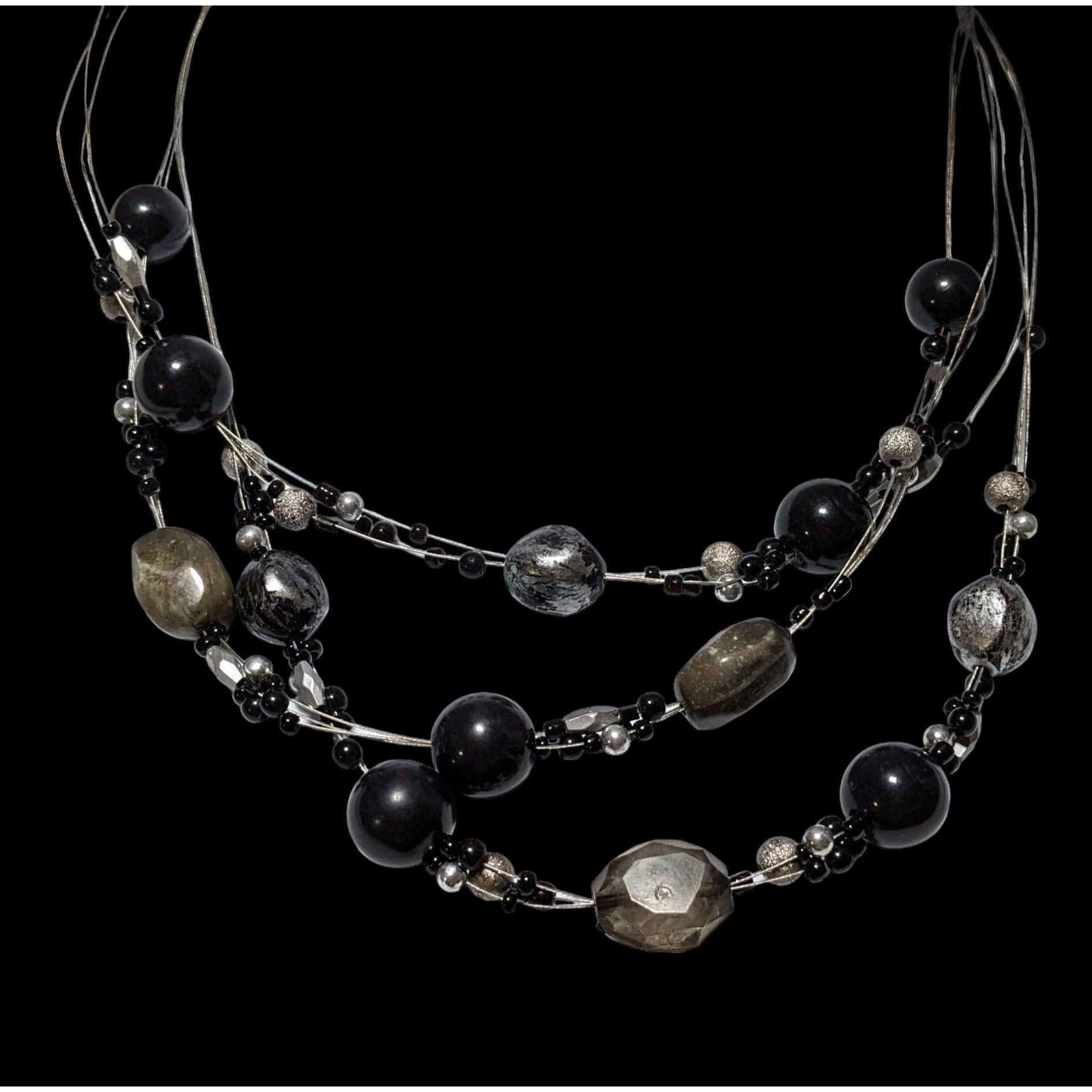 Other Gothic Beaded Floating Necklace Size ONE SIZE - 2 Thumbnail